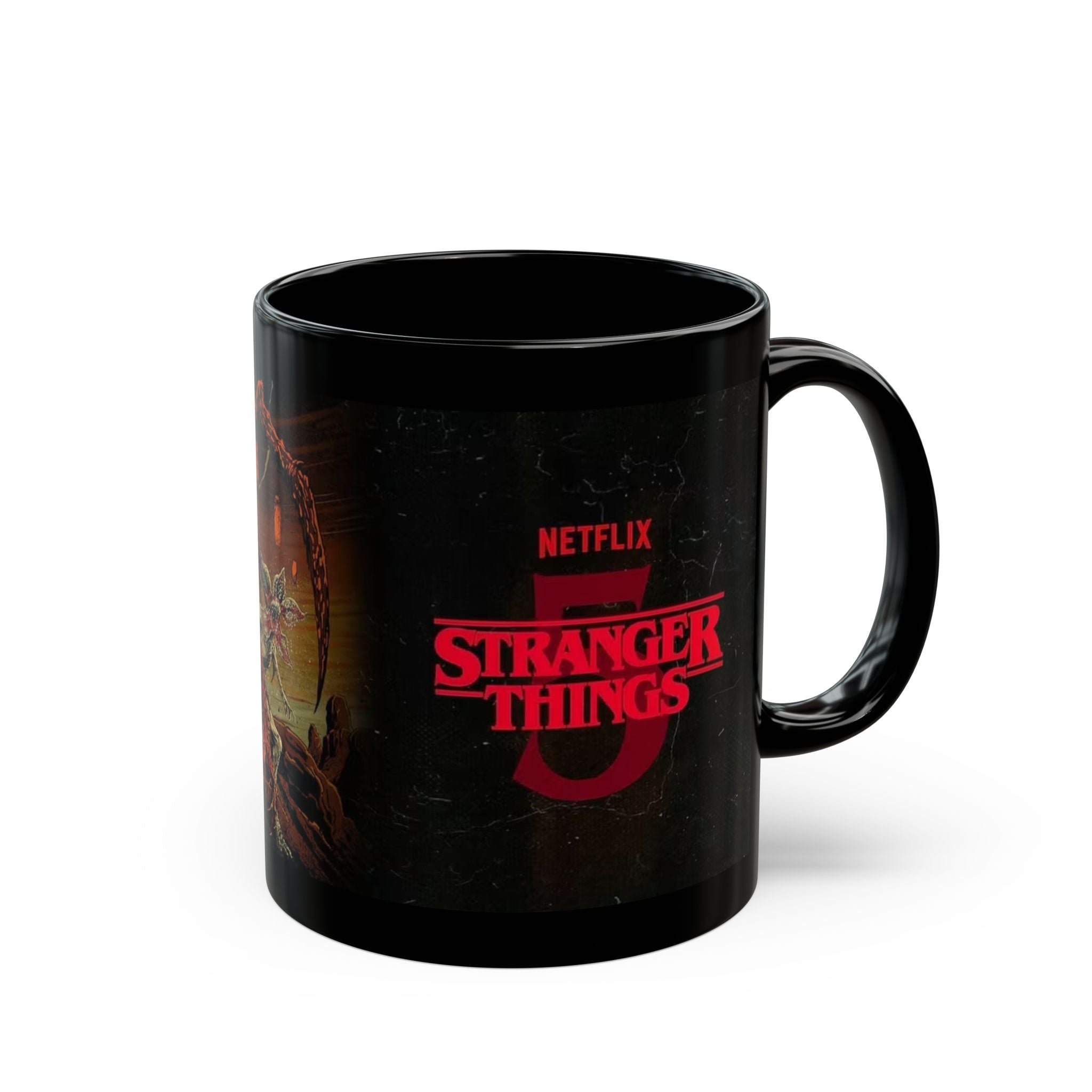Stranger Things Season 3 Black Ceramic Mug (11oz, 15oz)