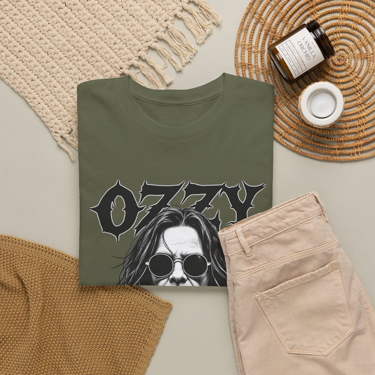 Rock Legend Graphic Tee — "Ozzy" Memorial 1948–2025