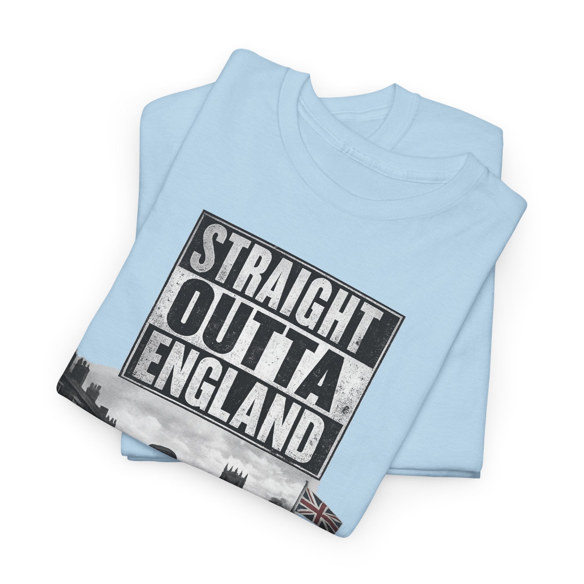 Straight Outta England T-Shirt — Retro Band Photo Tee
