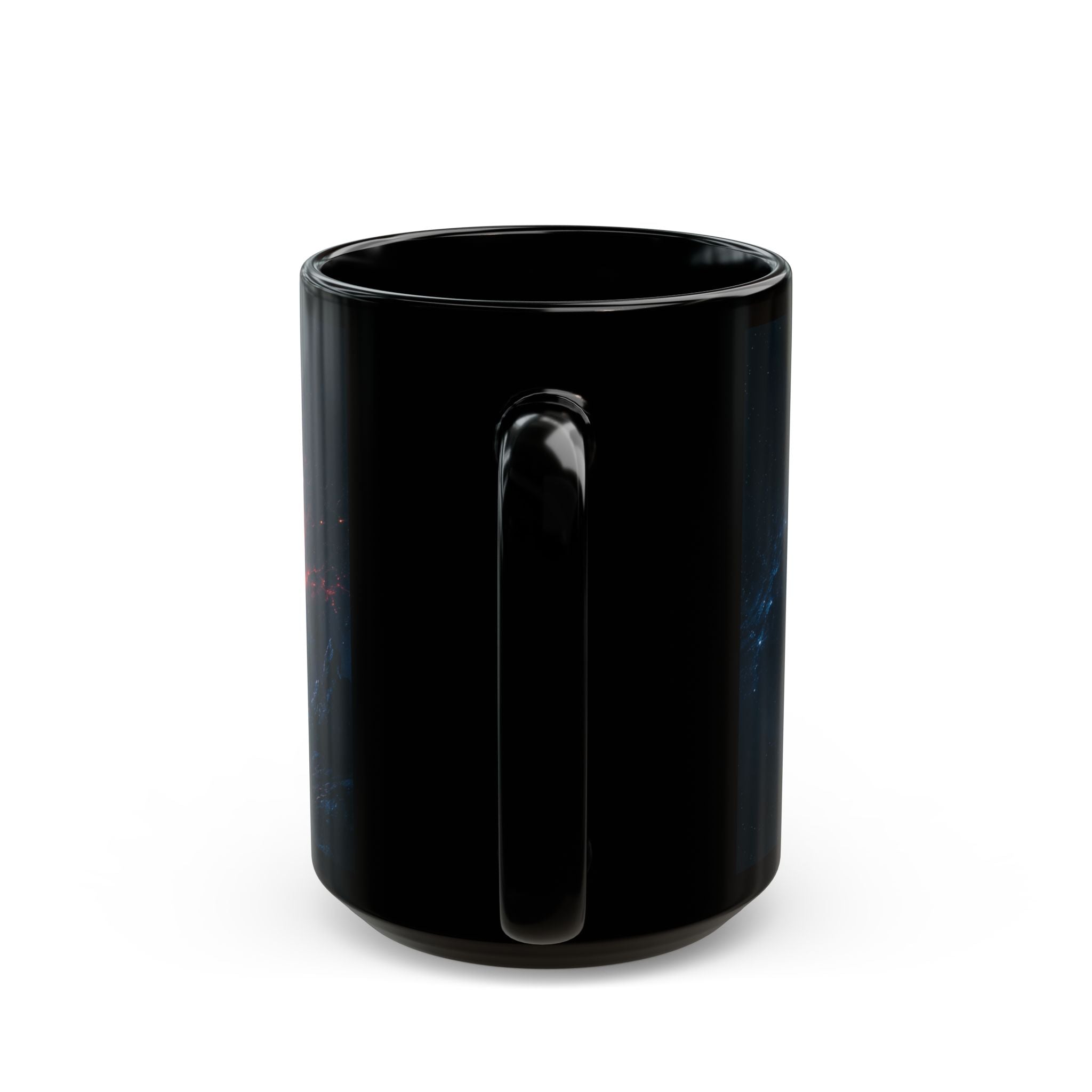 Empire Star Destroyer Space Vortex Black Mug — Cosmic Black Hole Coffee Cup (11oz/15oz)