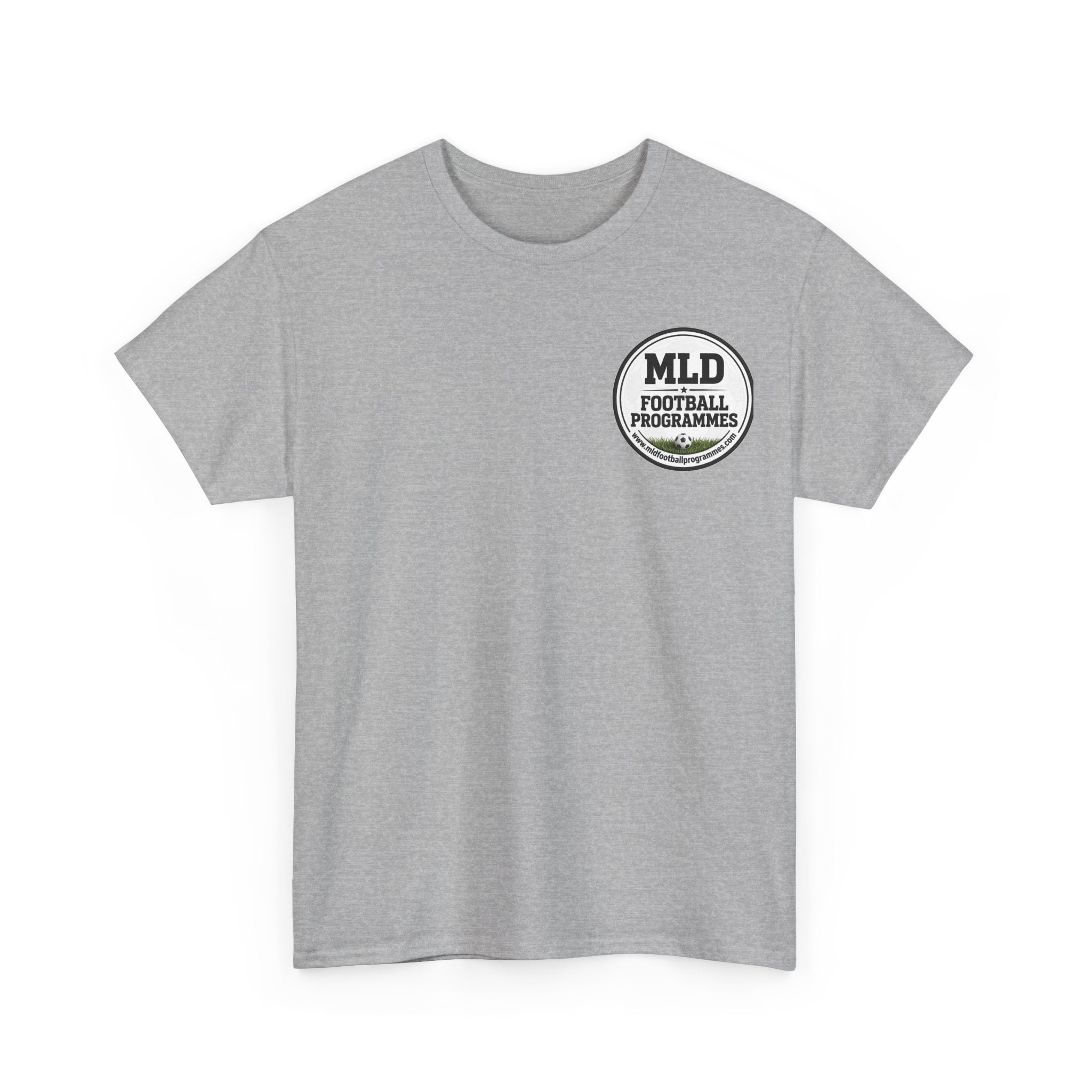 MLD Football Programmes Tee - Retro Logo Chest T-Shirt