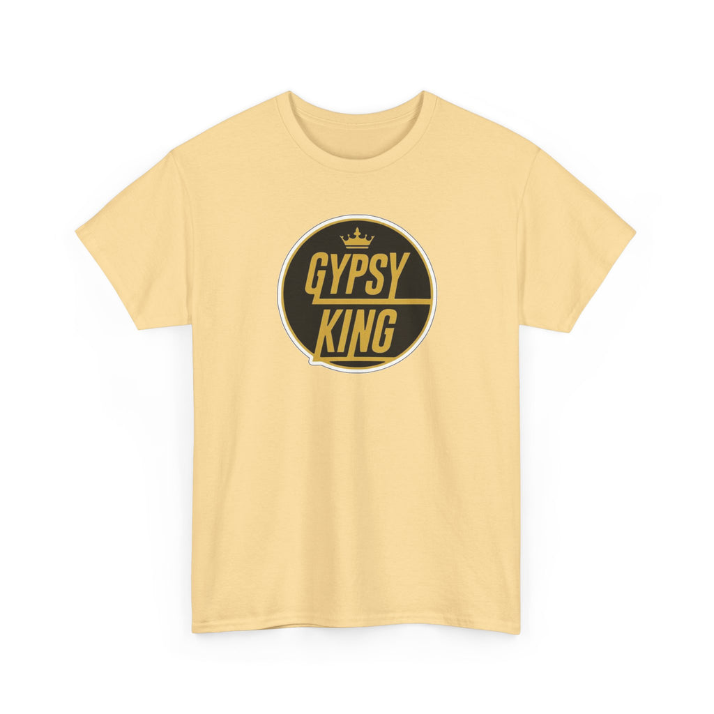 Gypsy King Graphic Tee — Retro Black & Gold Crown Logo T‑Shirt