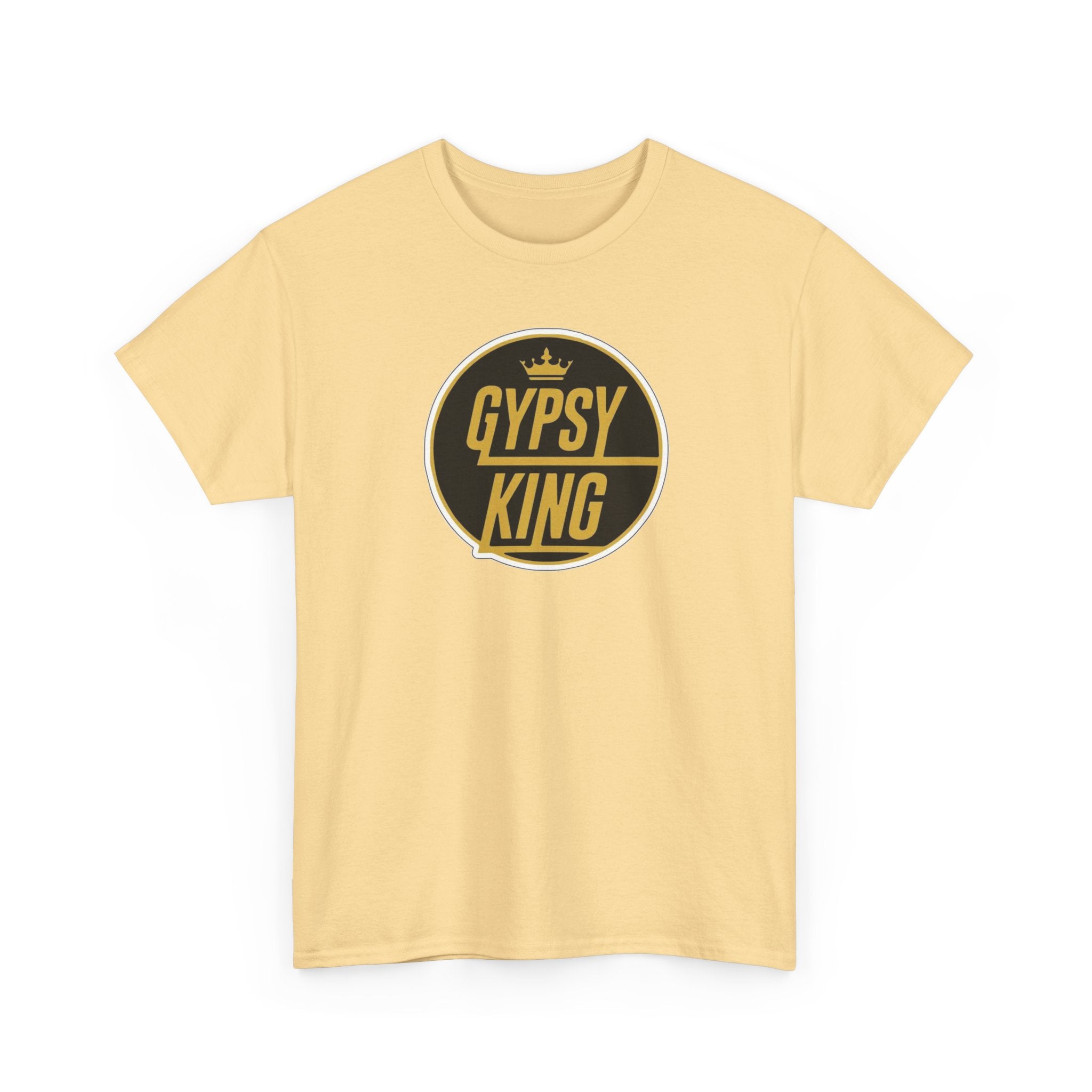 Gypsy King Graphic Tee — Retro Black & Gold Crown Logo T‑Shirt