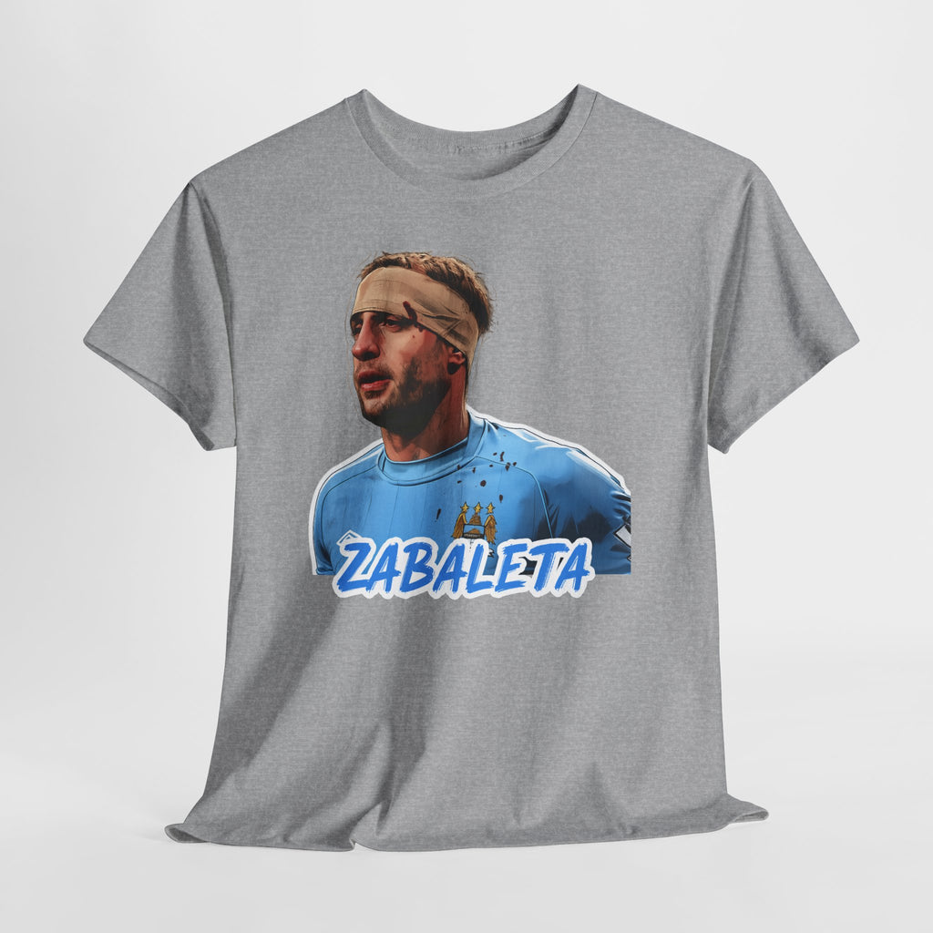 Zabaleta Manchester City Fan Tee — Retro Player Portrait Soccer T‑Shirt