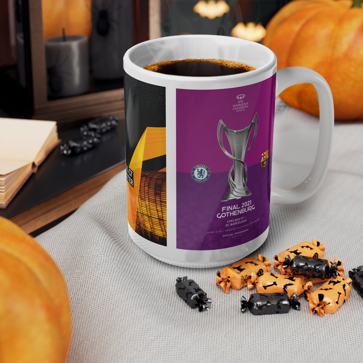 2021 UEFA Finals Programme Cover Inspired Ceramic Coffee Mug