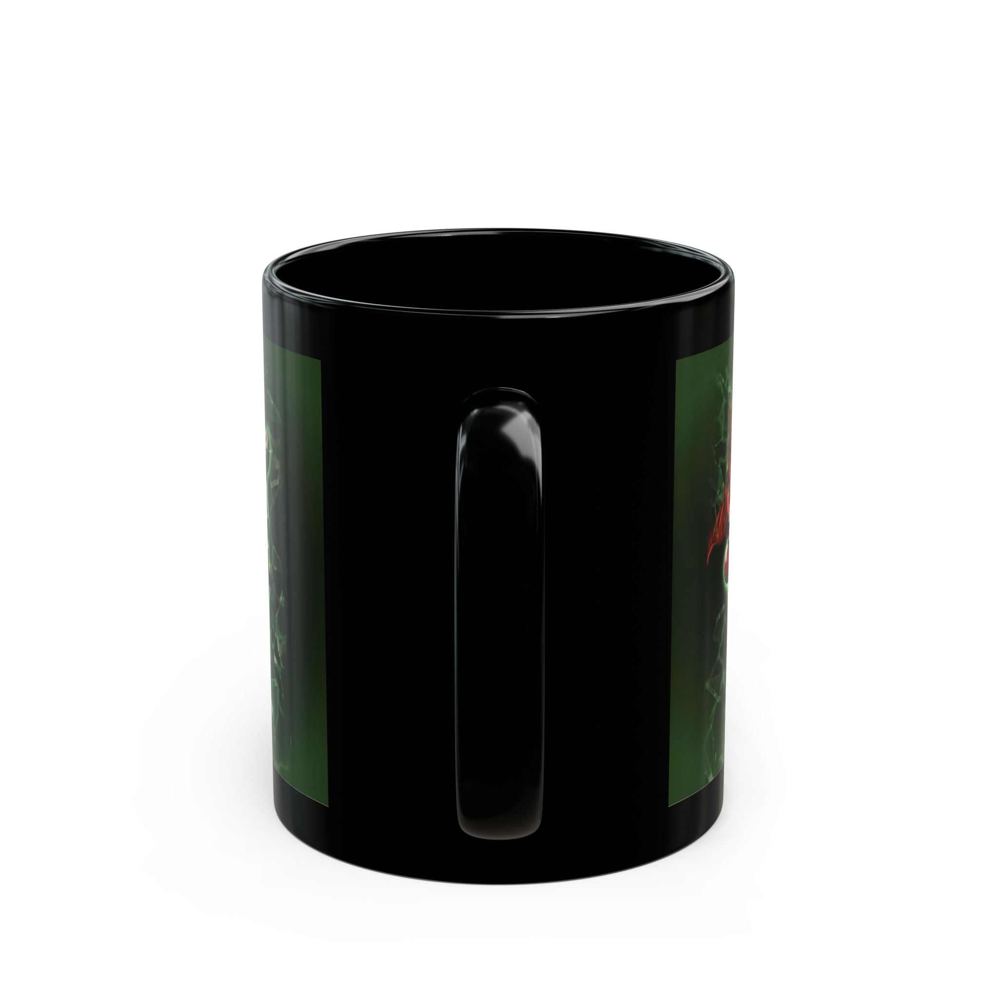 Black Ceramic Mug — 'Jack & Oddfellow Chaos Control' Horror Gamer Coffee Cup