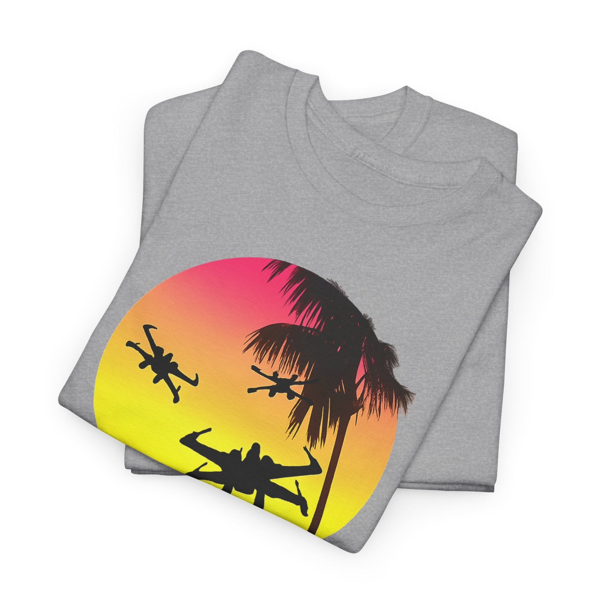 Star Wars X-Ring Sunset Beach Plane T-Shirt