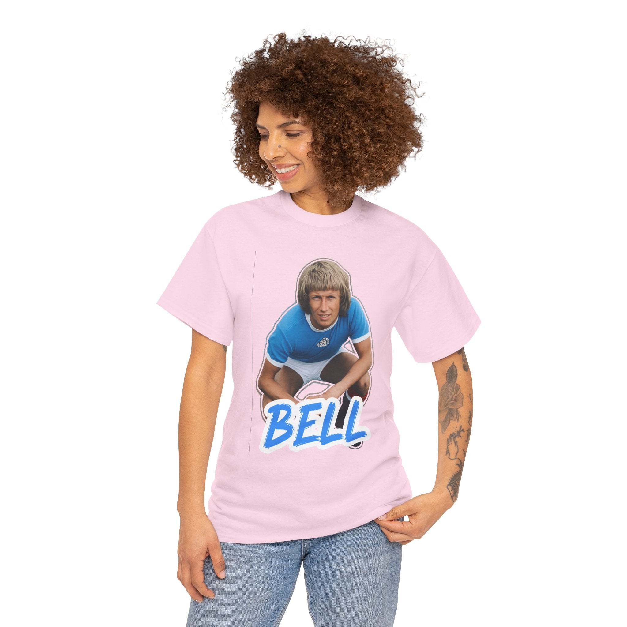 Colin Bell Manchester City Legend Retro Soccer Tee — Vintage Player Graphic T-Shirt