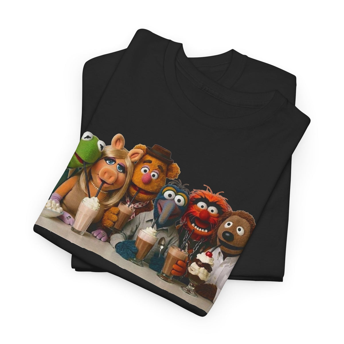 Muppet Cast Retro Poster Cotton T-Shirt