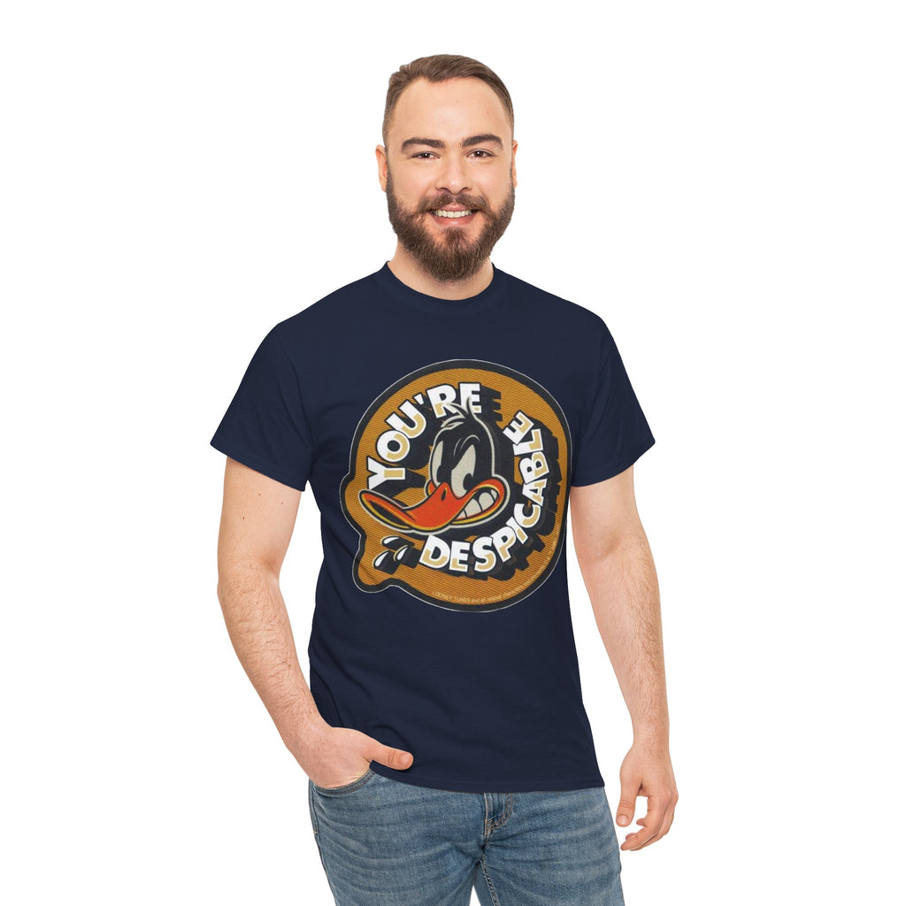 Vintage Daffy Duck Graphic Tee — “You're Despicable” Retro Cartoon Shirt