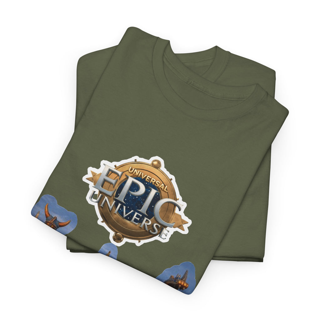 Epic Universe Theme Park T‑Shirt — Iconic Entrance Graphic Tee