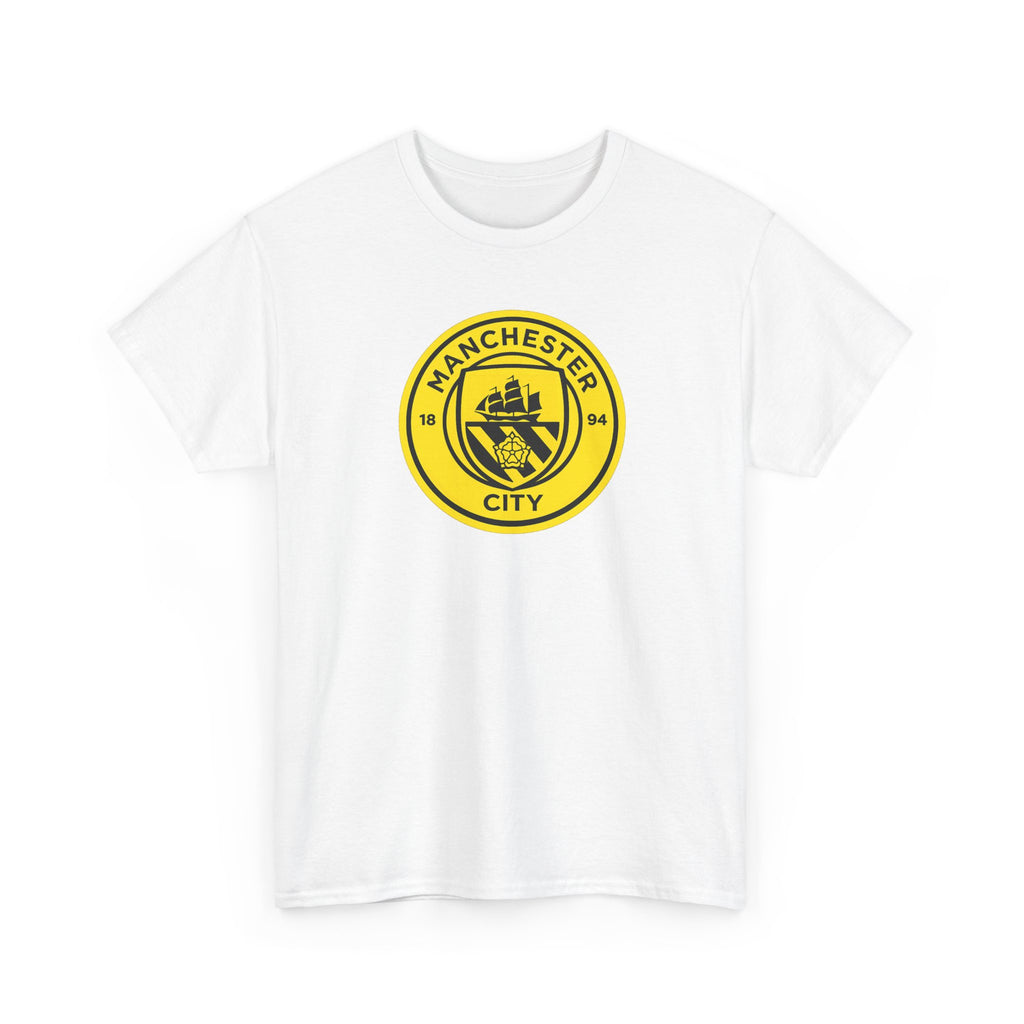 Manchester City Yellow Crest T-Shirt