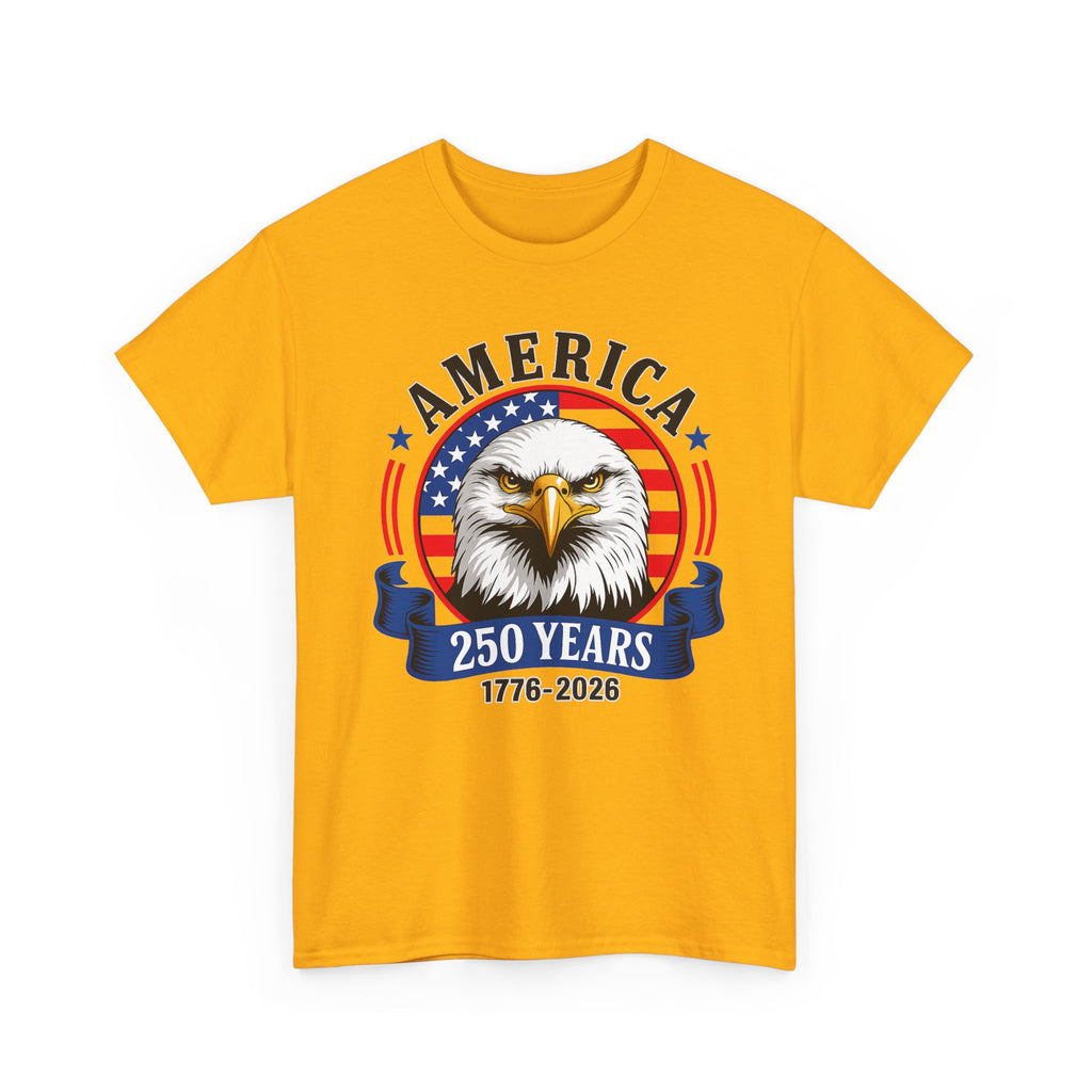 America 250 Years T-Shirt – Bald Eagle 1776–2026 Patriotic Tee