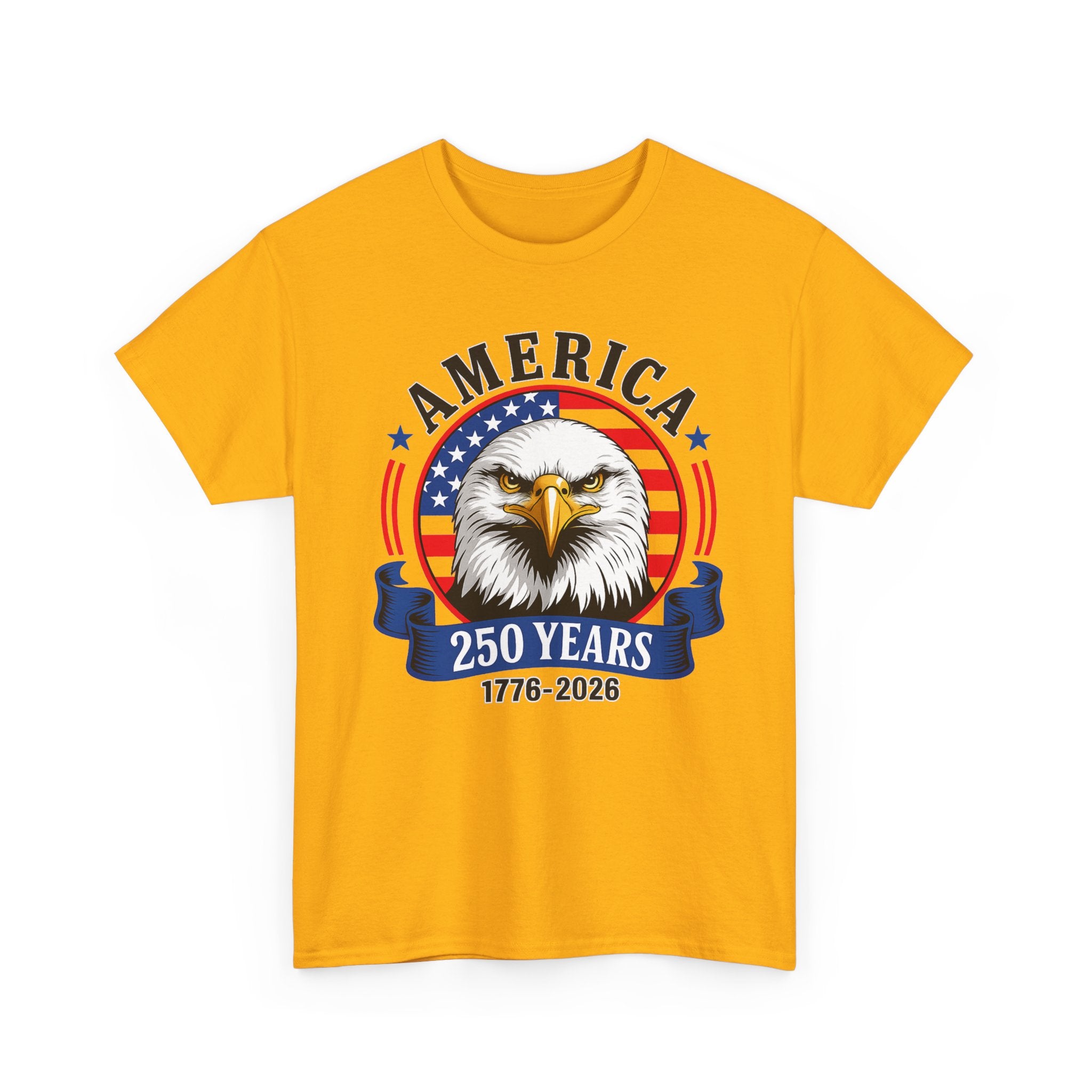 America 250 Years T-Shirt – Bald Eagle 1776–2026 Patriotic Tee