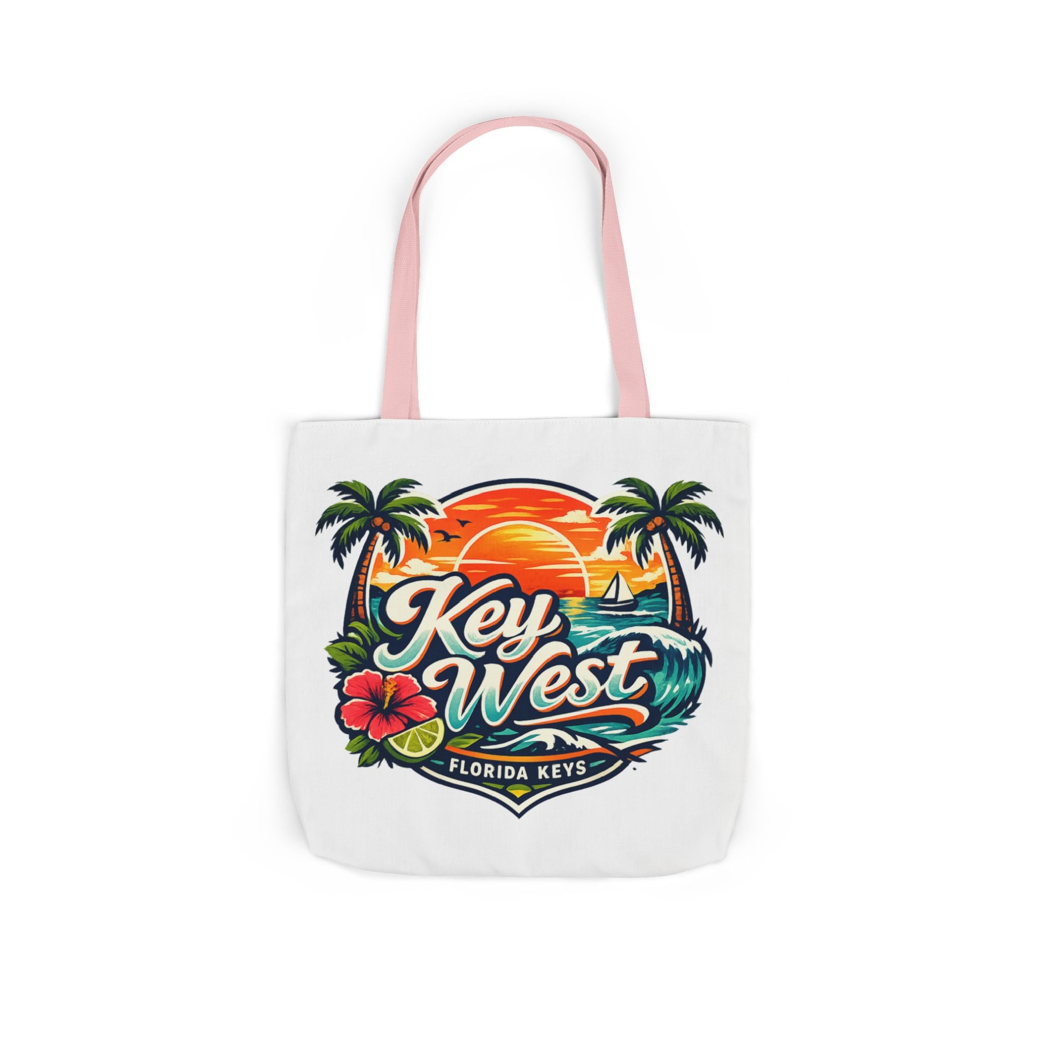 Key West Sunset Canvas Tote