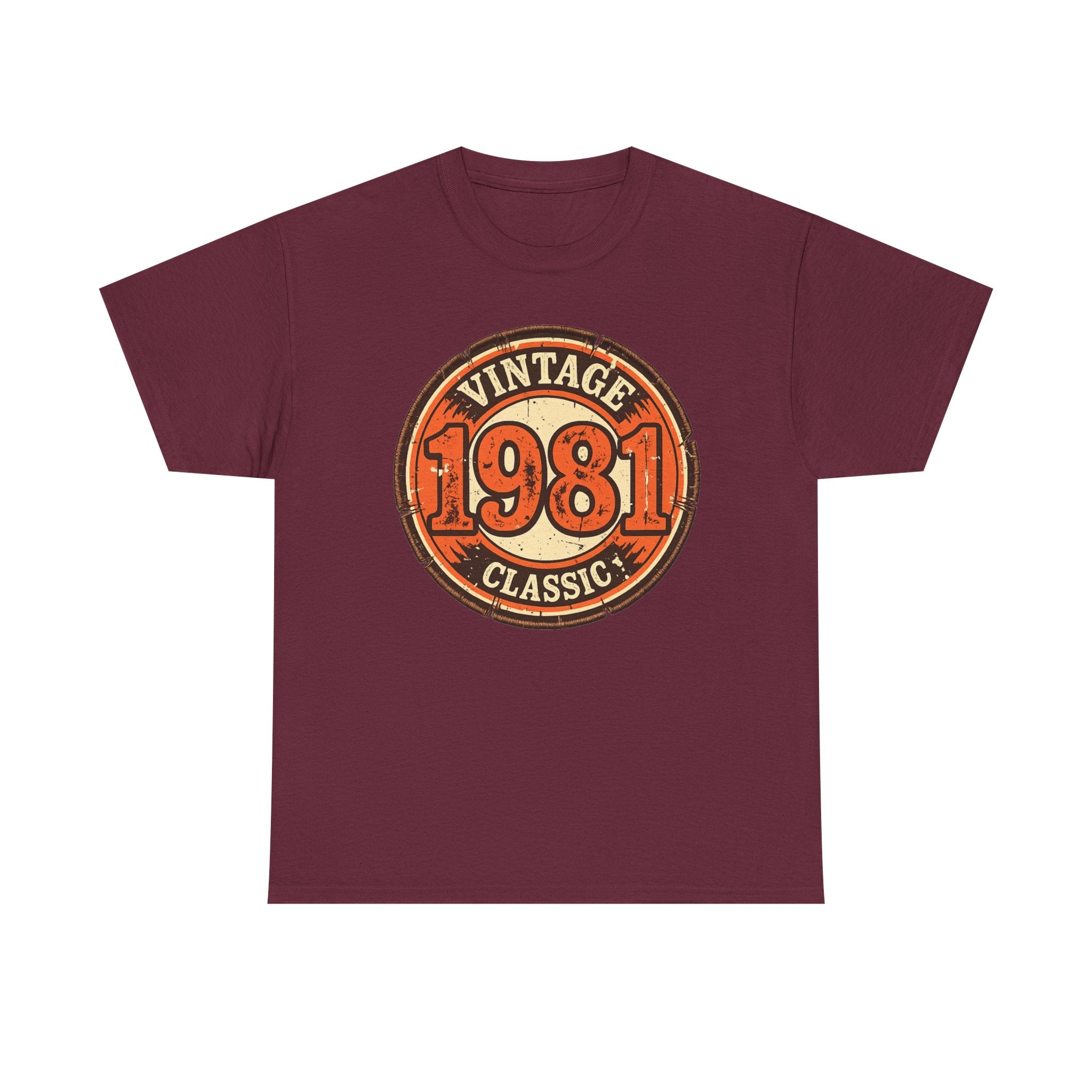 Vintage 1981 Classic T-Shirt — Retro Birthday Tee