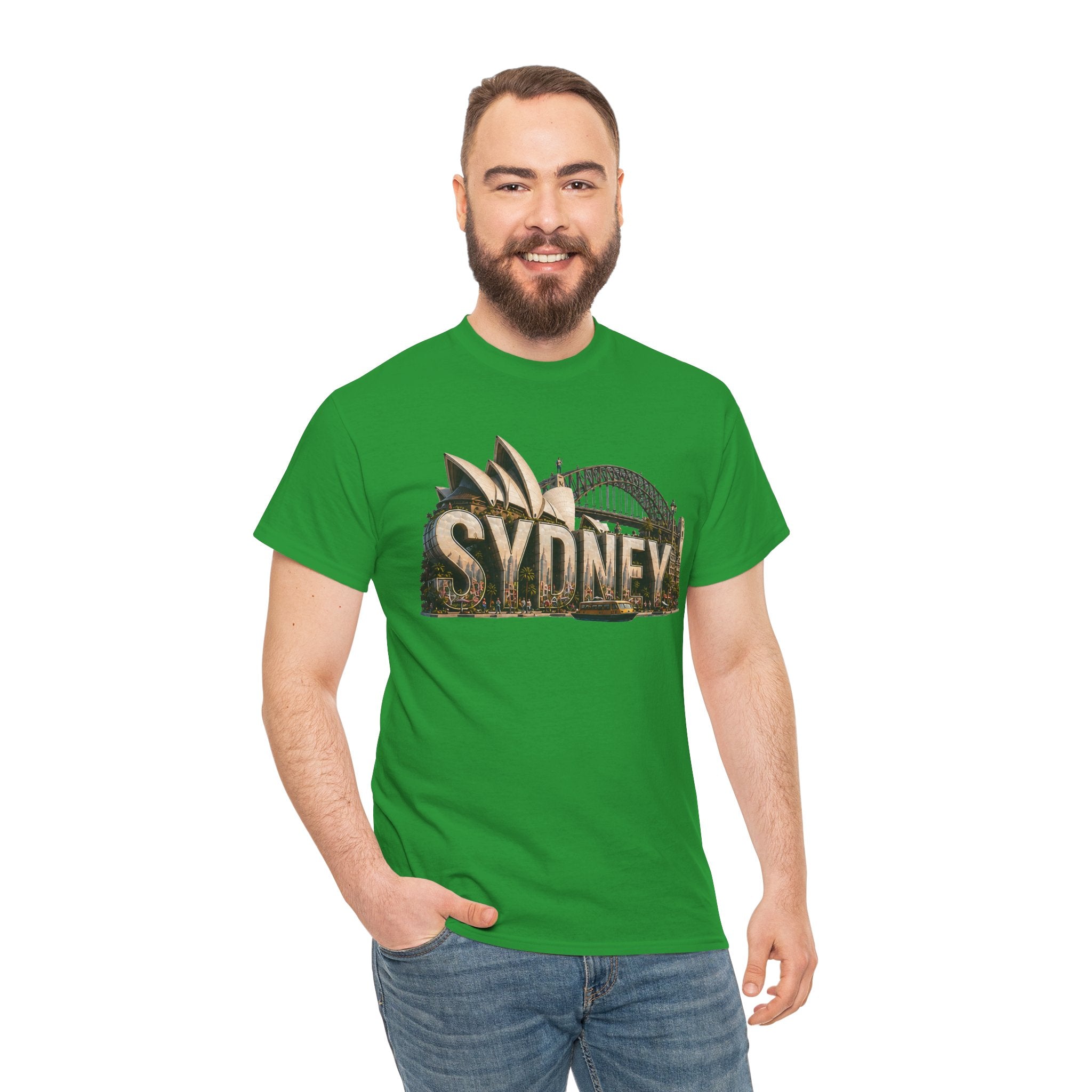 Sydney Landmark T‑Shirt — Vintage Sydney Opera House & Harbour Bridge Tee
