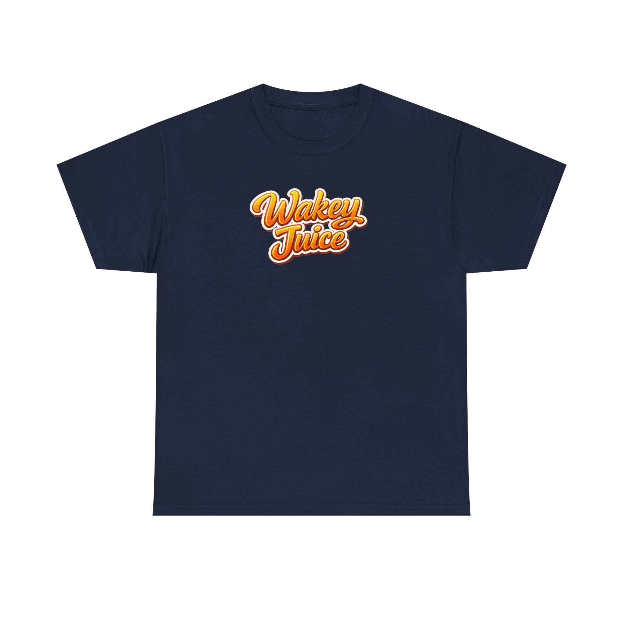 Wakey Juice T‑Shirt — Retro Orange Script Graphic Tee