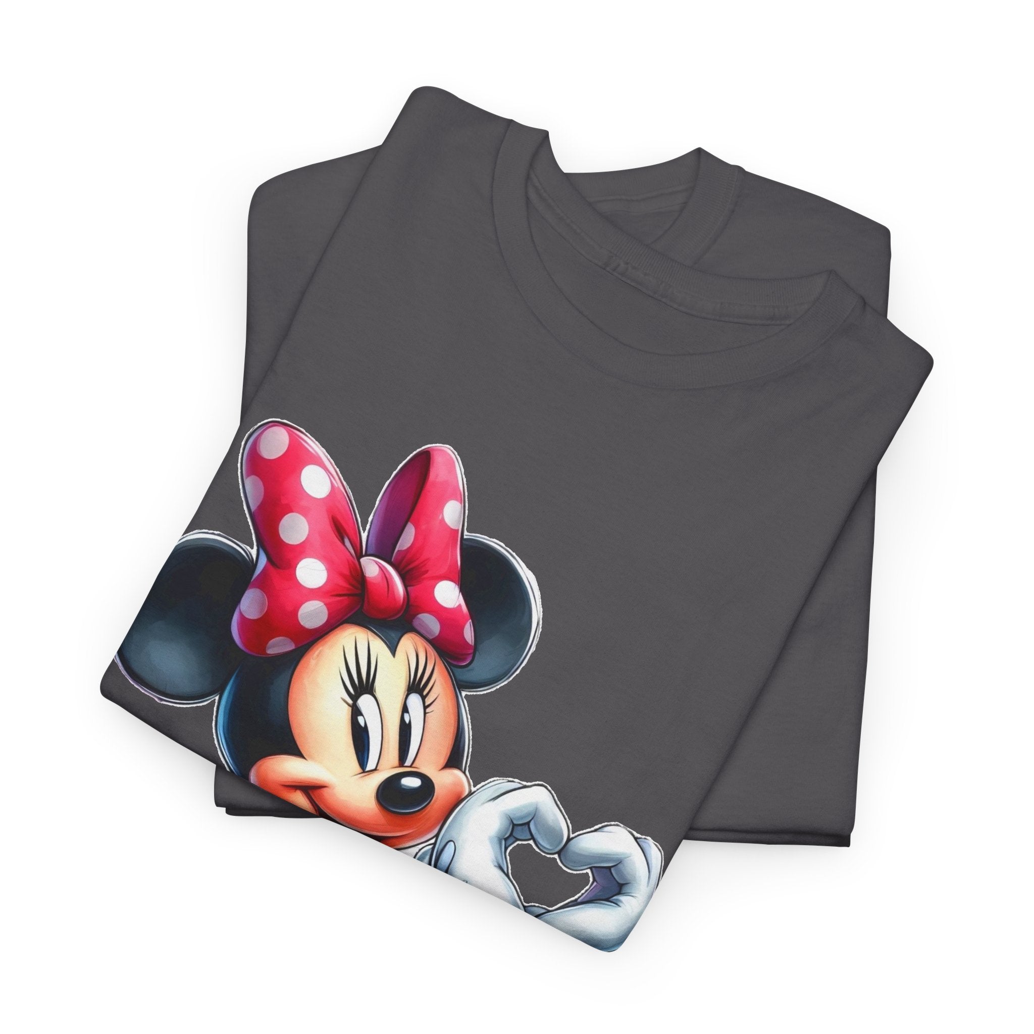 Minnie Mouse Character Heart Graphic Tee