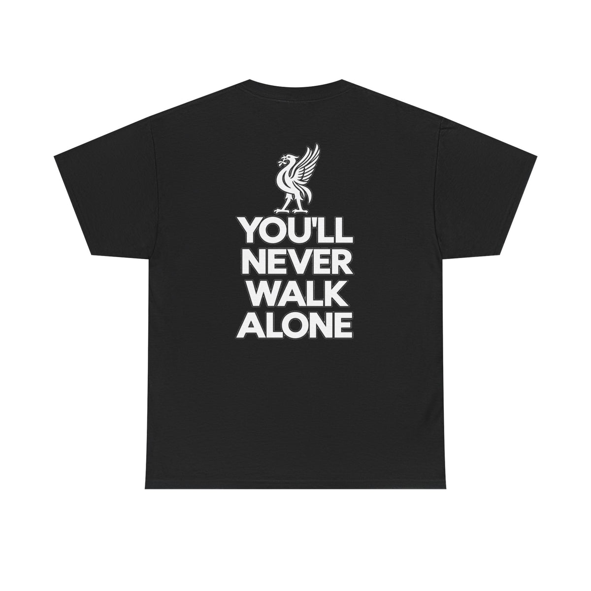 You'll Never Walk Alone T‑Shirt — Liverpool FC Crest Cotton Tee