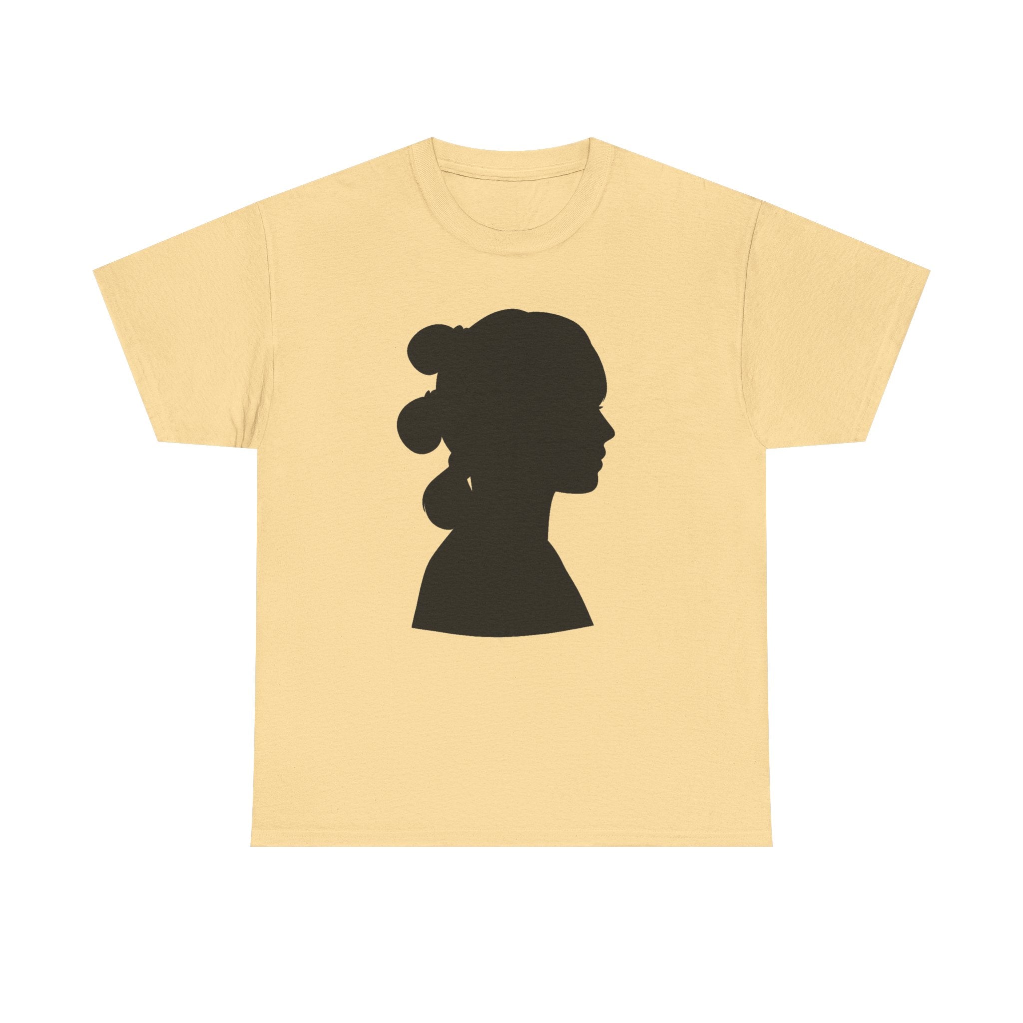 Princess Leia Star Wars Silhouette Profile Tee — Classic Portrait T‑Shirt