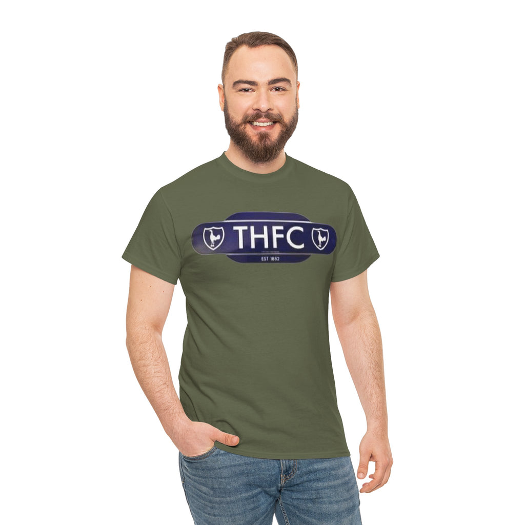 Tottenham Hotspur Railway Sign Tee — Tottenham Football Club Fan Shirt