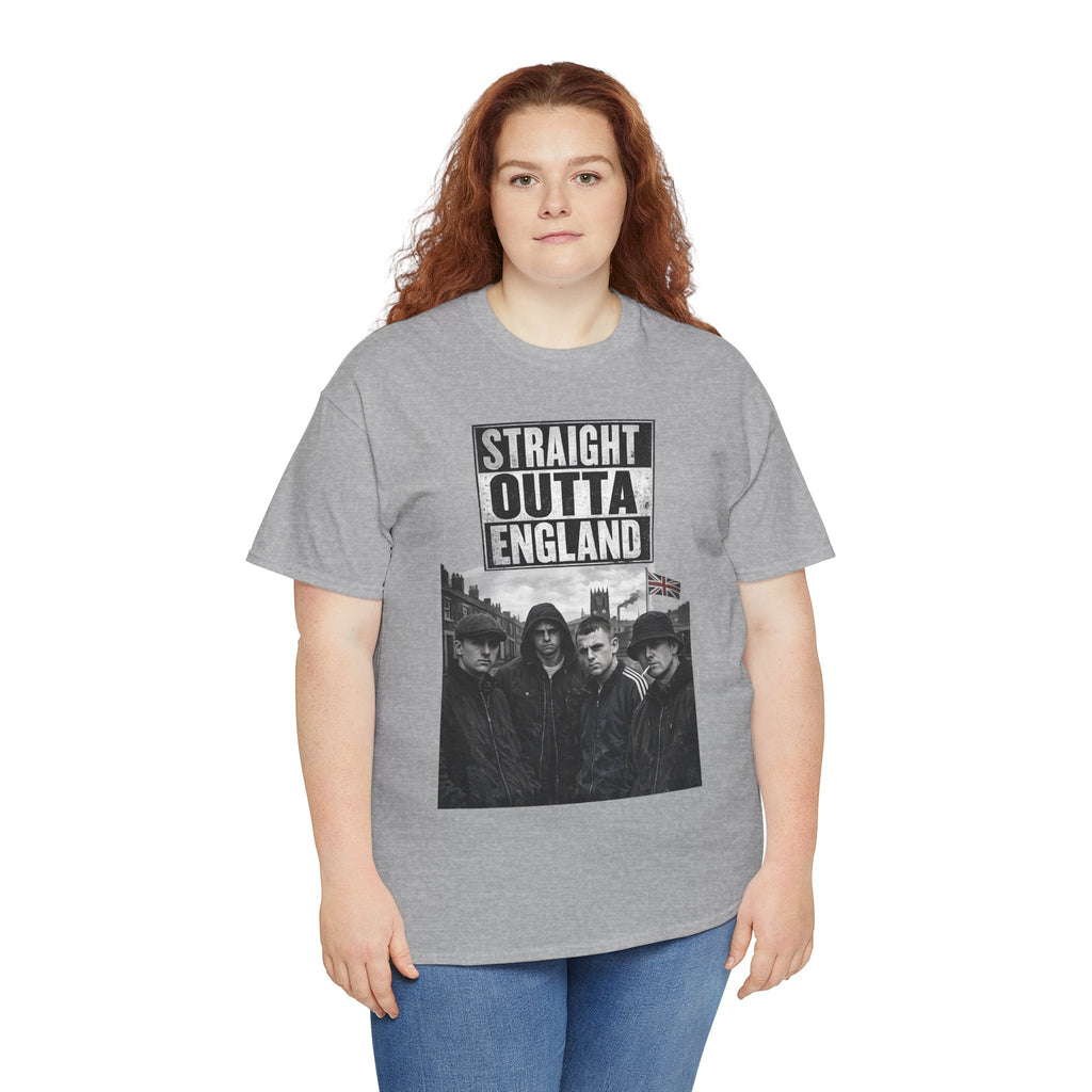 Straight Outta England T-Shirt — Retro Band Photo Tee