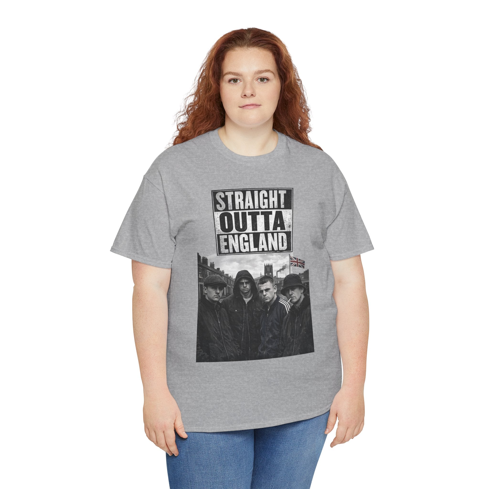 Straight Outta England T-Shirt — Retro Band Photo Tee