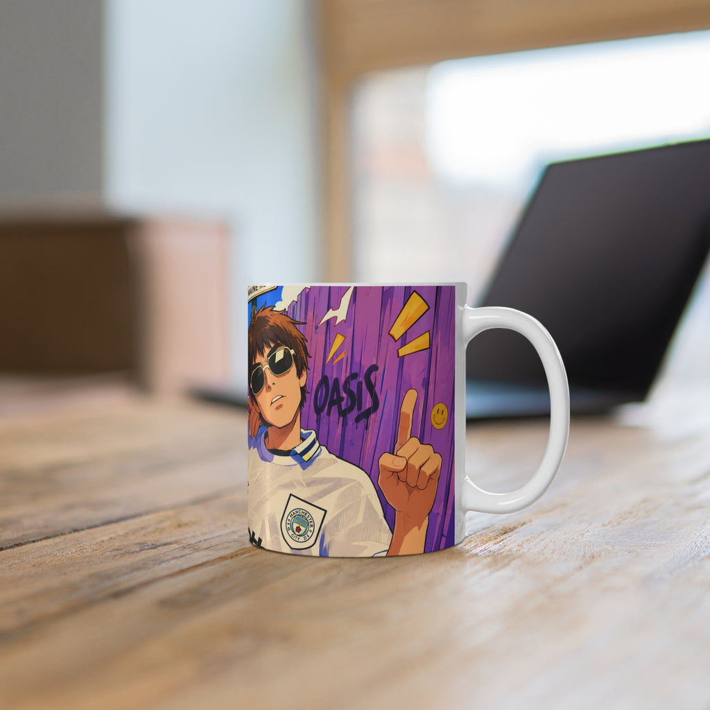 Oasis Noel & Liam Anime Ceramic Coffee Cup