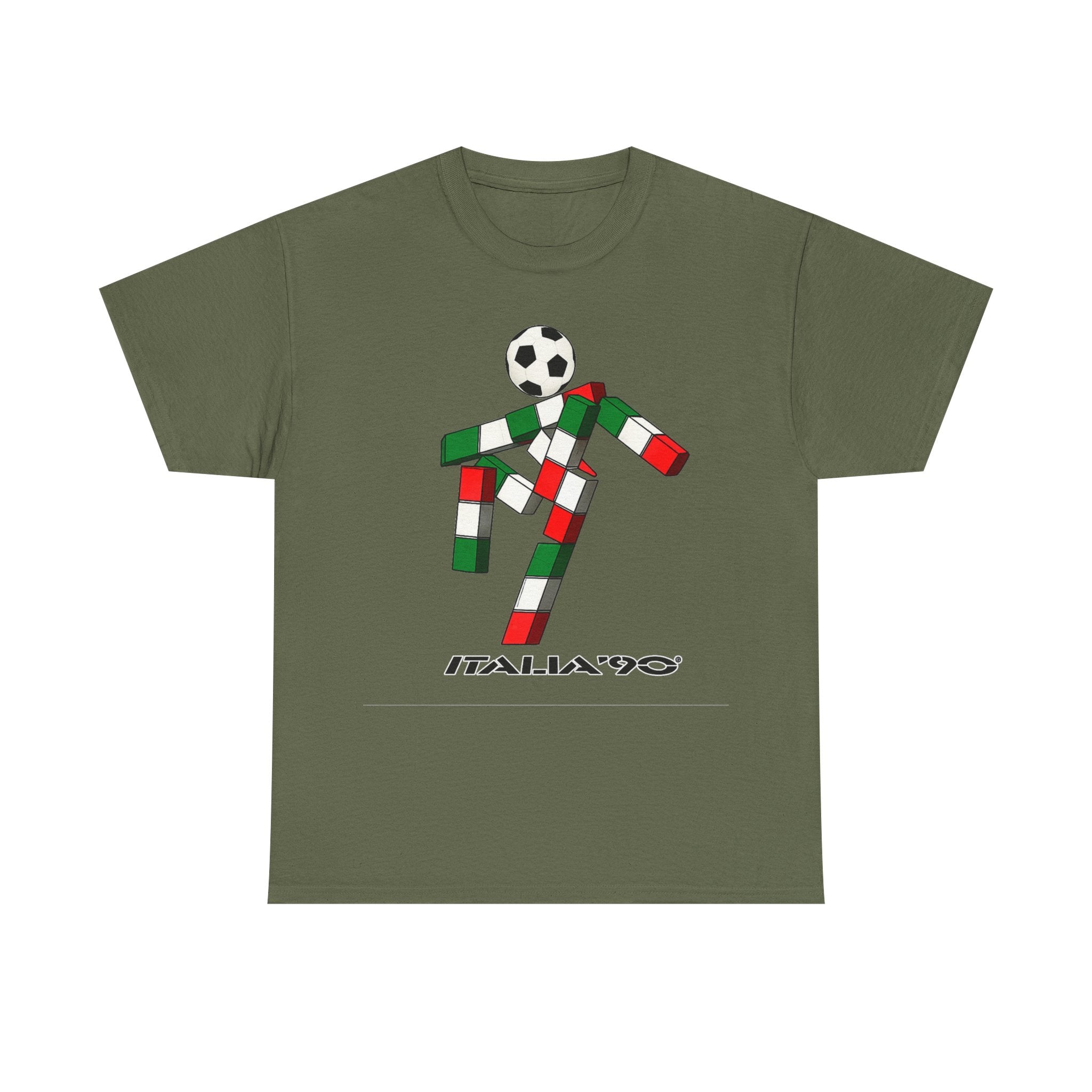 Italia '90 Soccer T‑Shirt — Retro Italian Football World Cup Tee