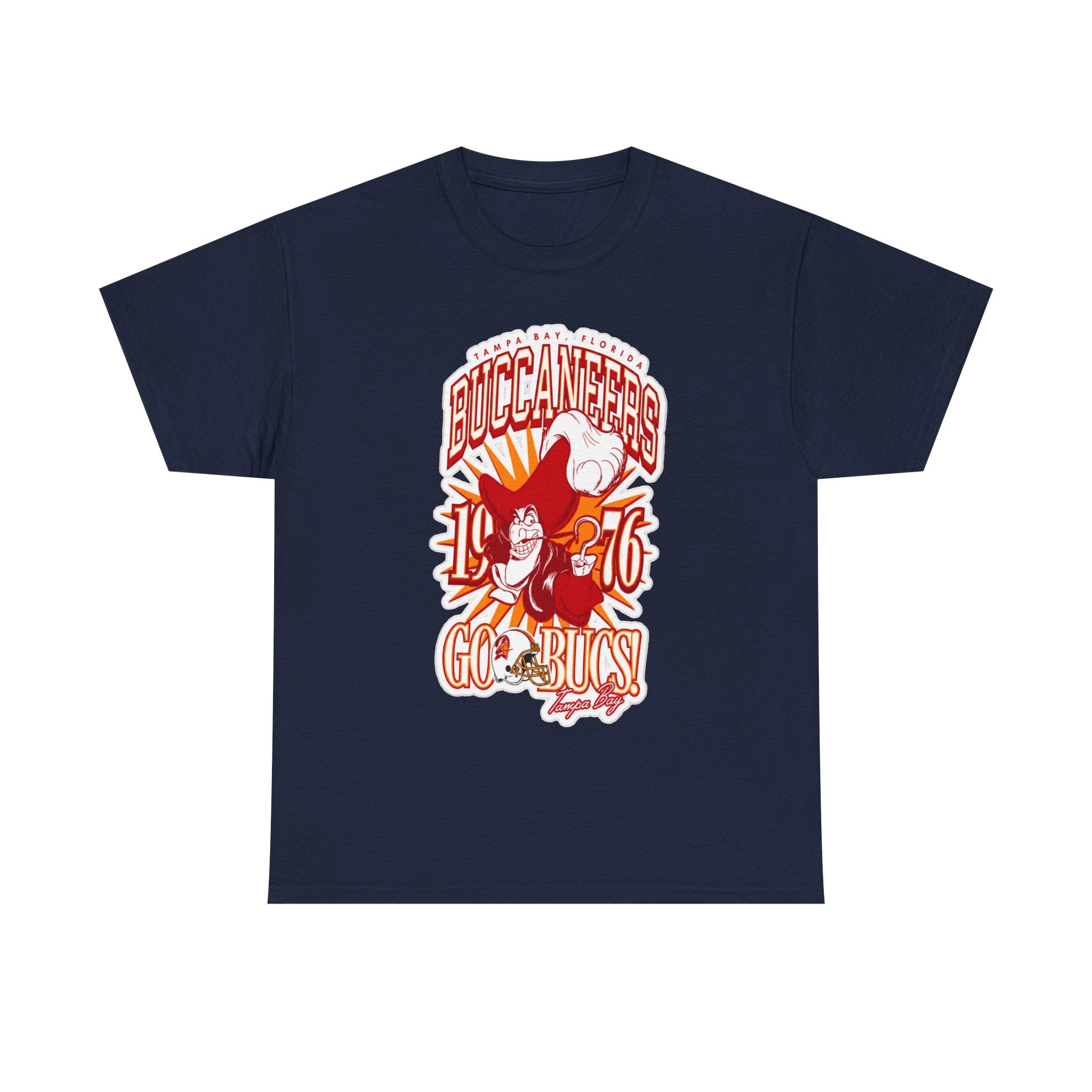 Buccaneers 1976 Go Bucs! Retro Football T-Shirt