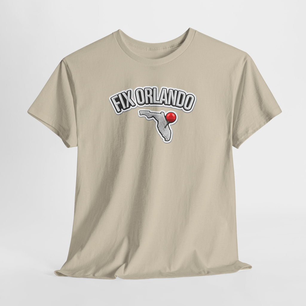 Fix Orlando T-Shirt — Florida Map with Bowling Pin Local Pride Tee