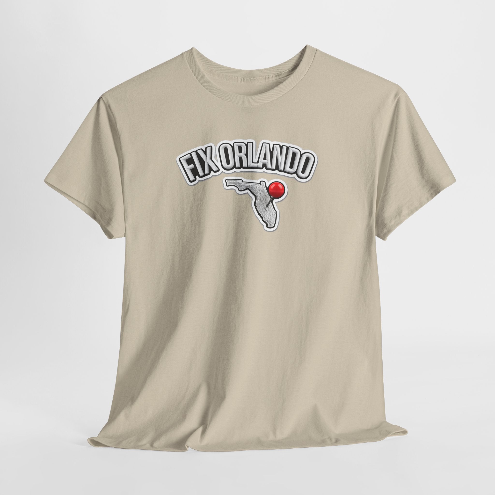 Fix Orlando T-Shirt — Florida Map with Bowling Pin Local Pride Tee