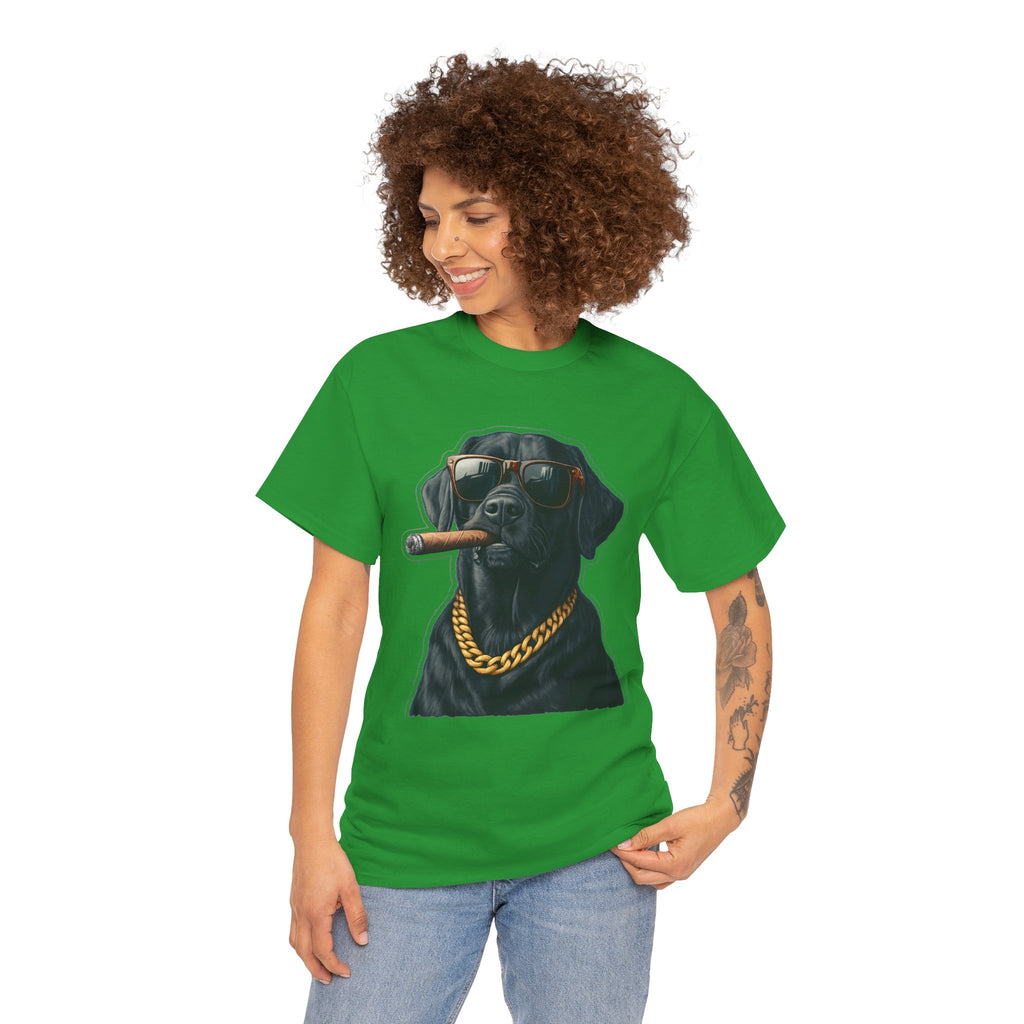Cool Rottweiler Smoking Cigar Graphic Tee — Dog Lover Streetwear