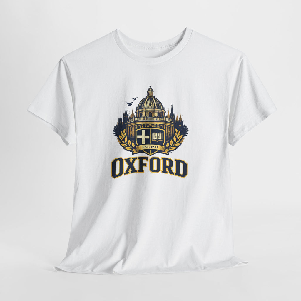 Oxford Crest T-Shirt — Vintage University Graphic Tee
