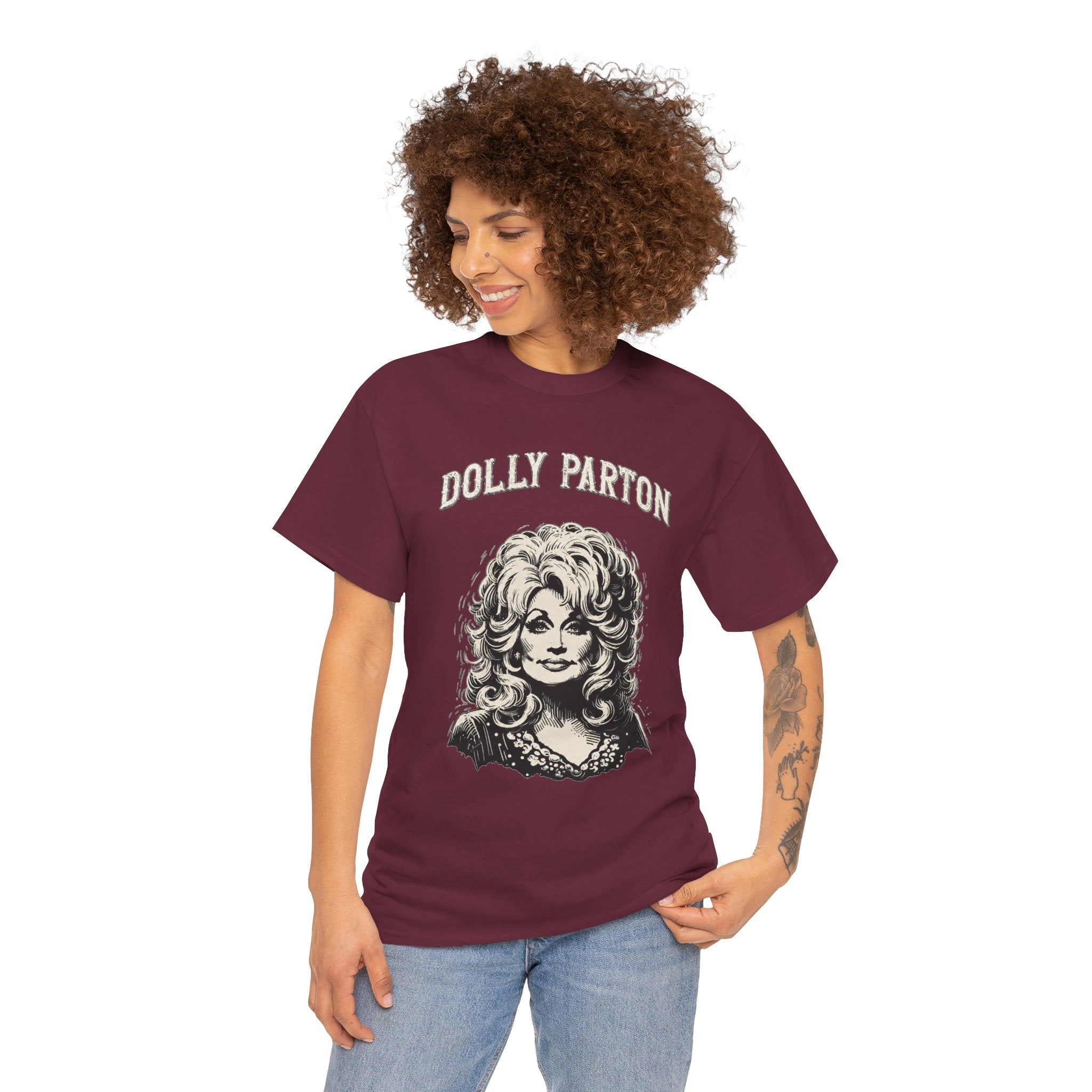 Dolly Icon Portrait Tee — Dolly Parton Graphic T-Shirt