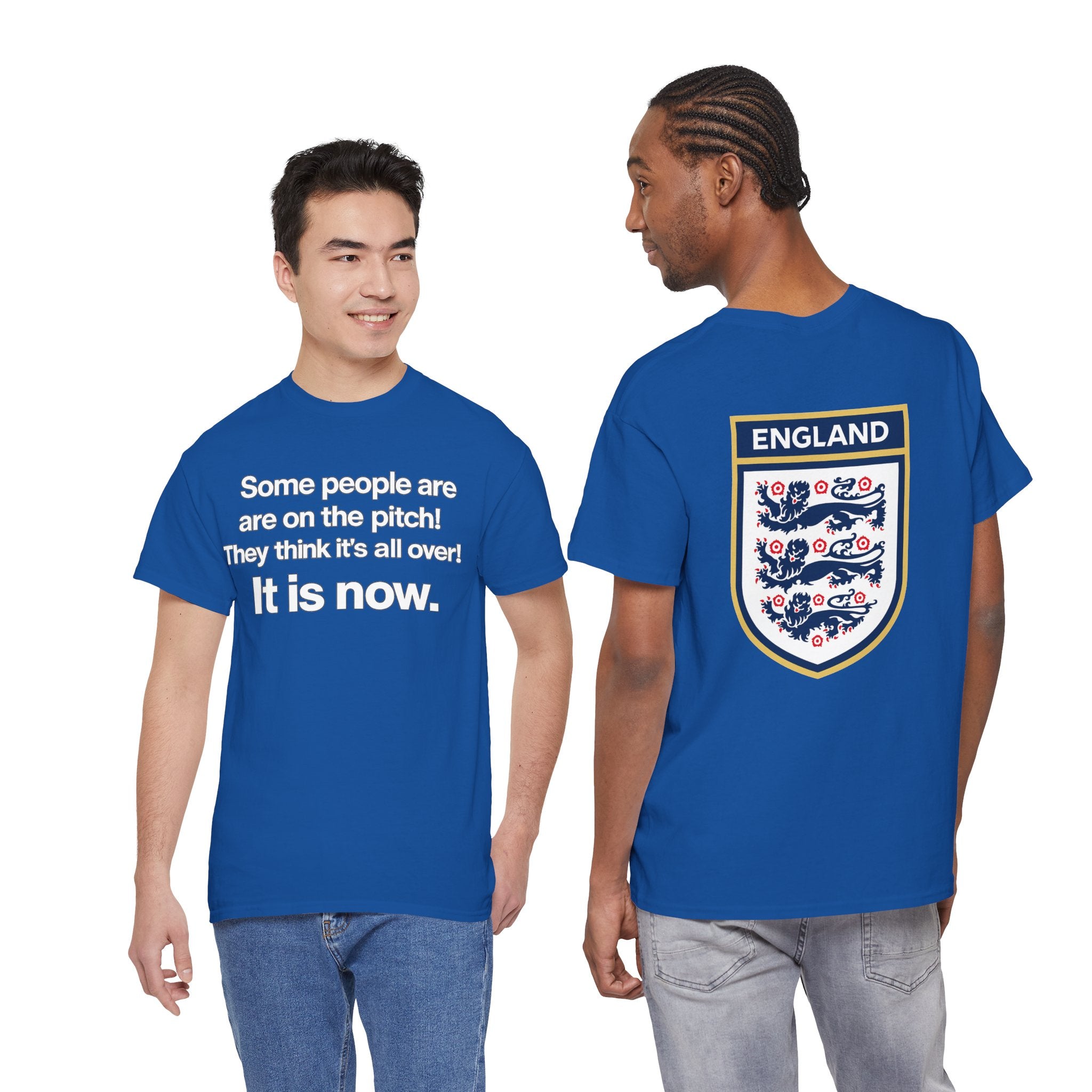 Some people are on the pitch - England 1966 T-Shirt — Bold Motivational Quote Tee
