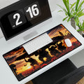 Veteran Tribute Desk Mat – Remembrance Poppy Battlefield Scene