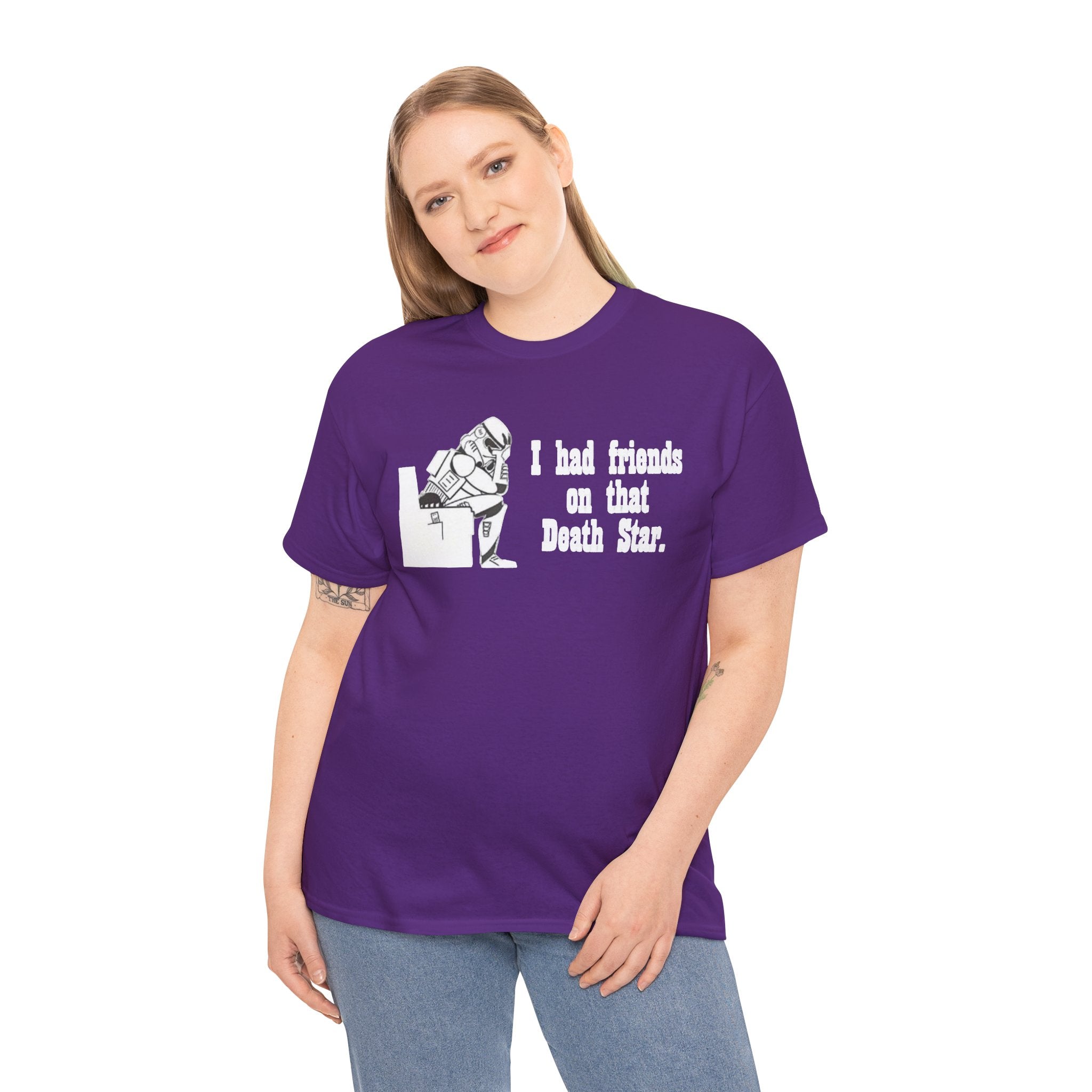 Death Star Humor T‑Shirt – “I had friends on that Death Star.”