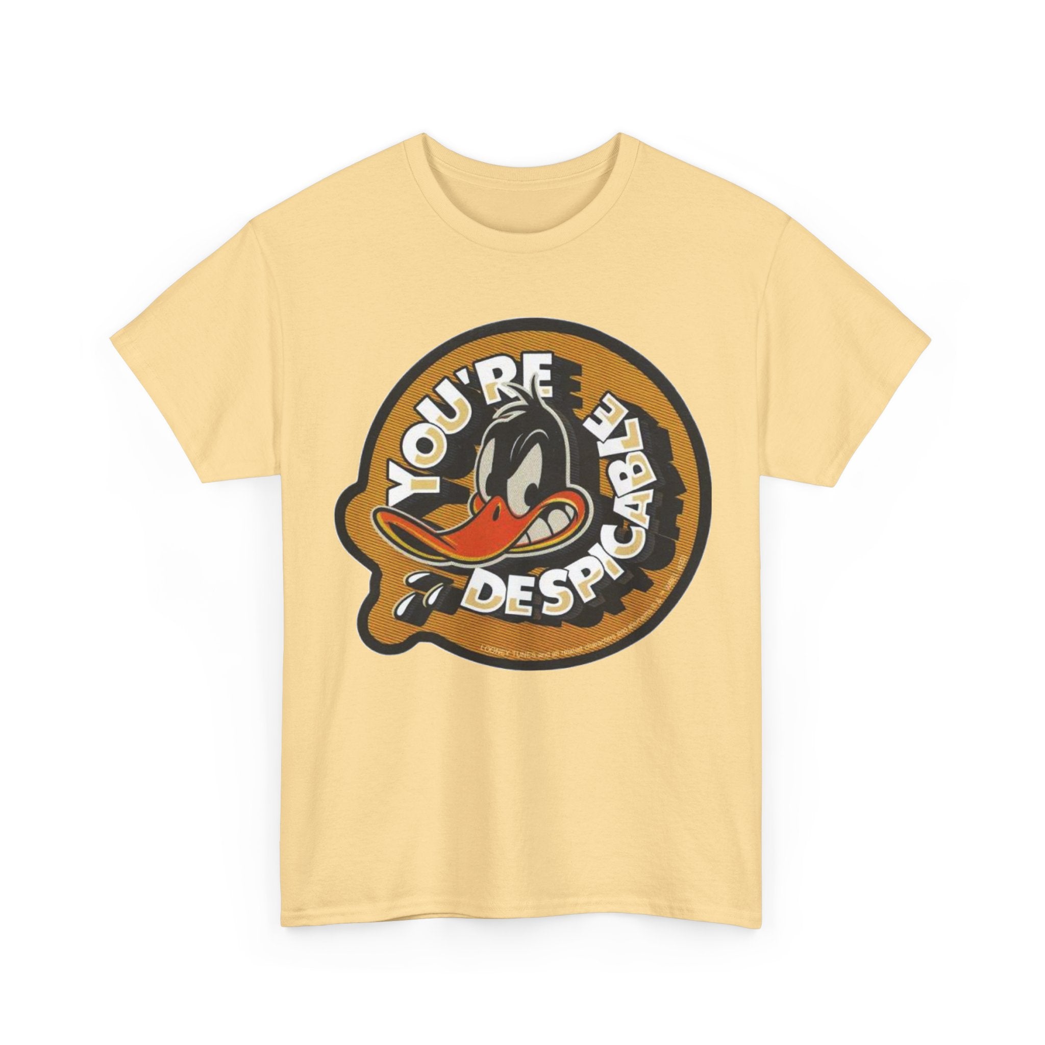 Vintage Daffy Duck Graphic Tee — “You're Despicable” Retro Cartoon Shirt