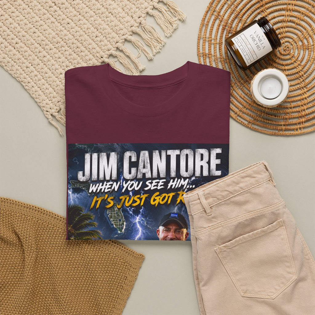 Jim Cantore "It's Just Got Real" Hurricane T-Shirt