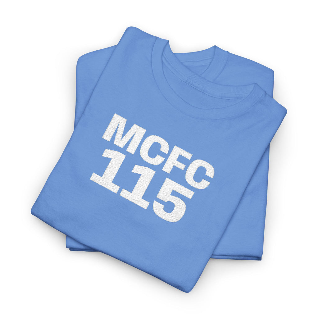 MCFC 115 T-Shirt — Vintage Football Club Number Tee