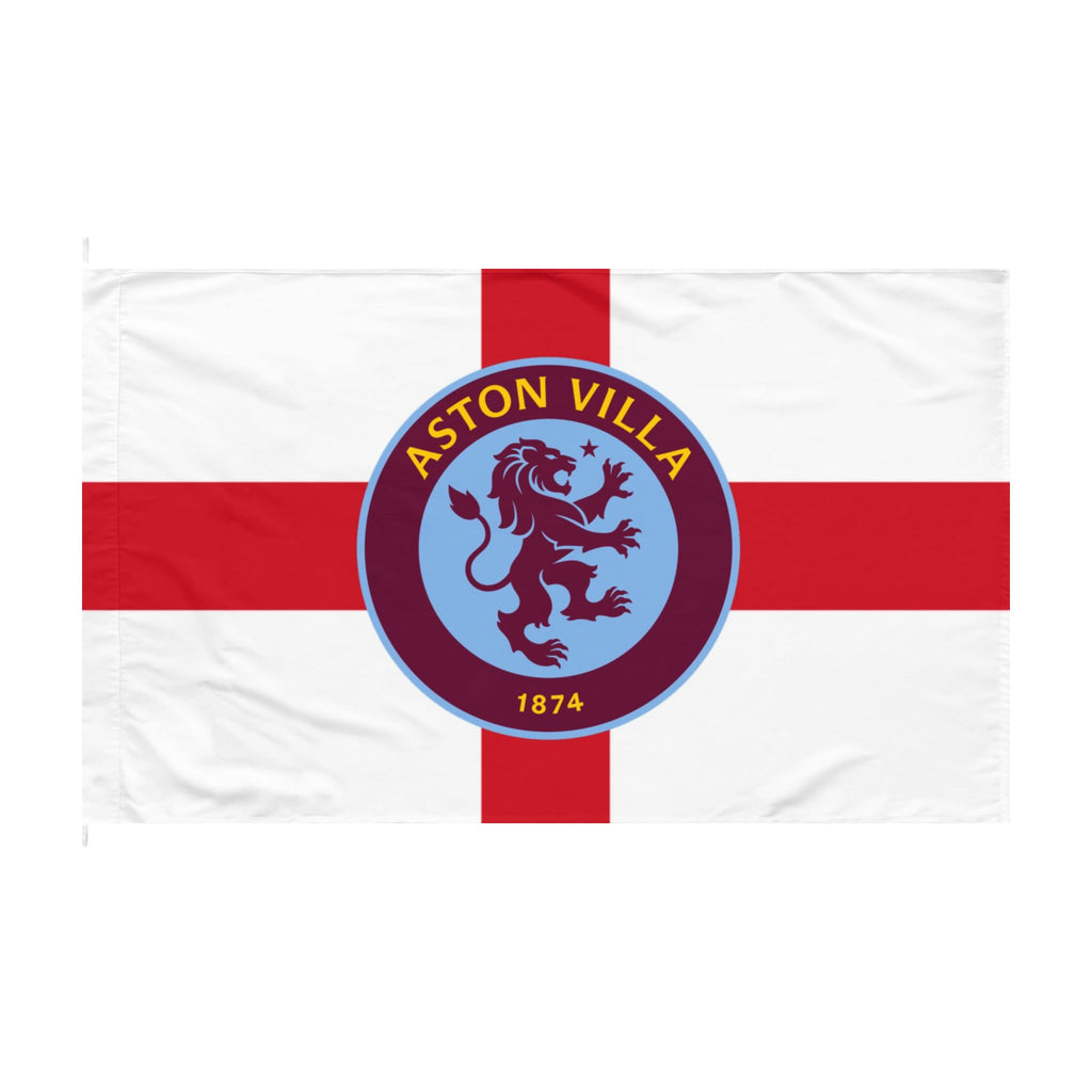 Aston Villa St George Flag — Double-Sided Football Fan Banner