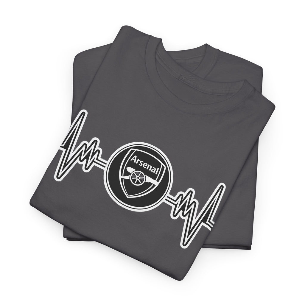 Arsenal Heartbeat T-Shirt — Premier League Fans’ Cotton Tee