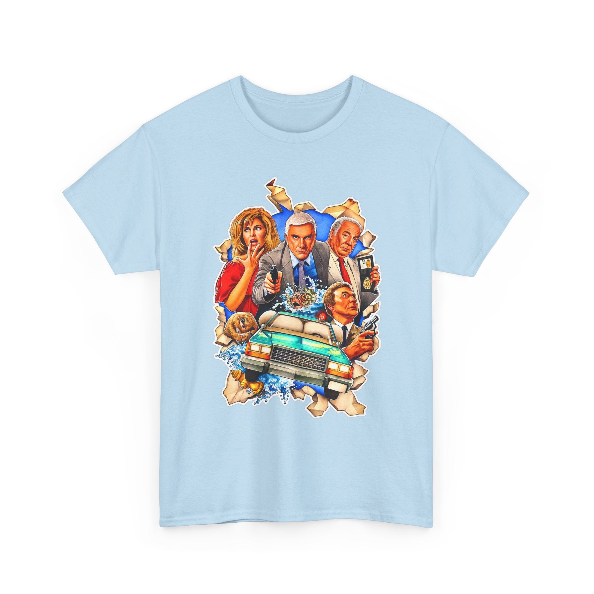 The Naked Gun / Police Squad Crime Comedy Movie Poster Cotton T-Shirt