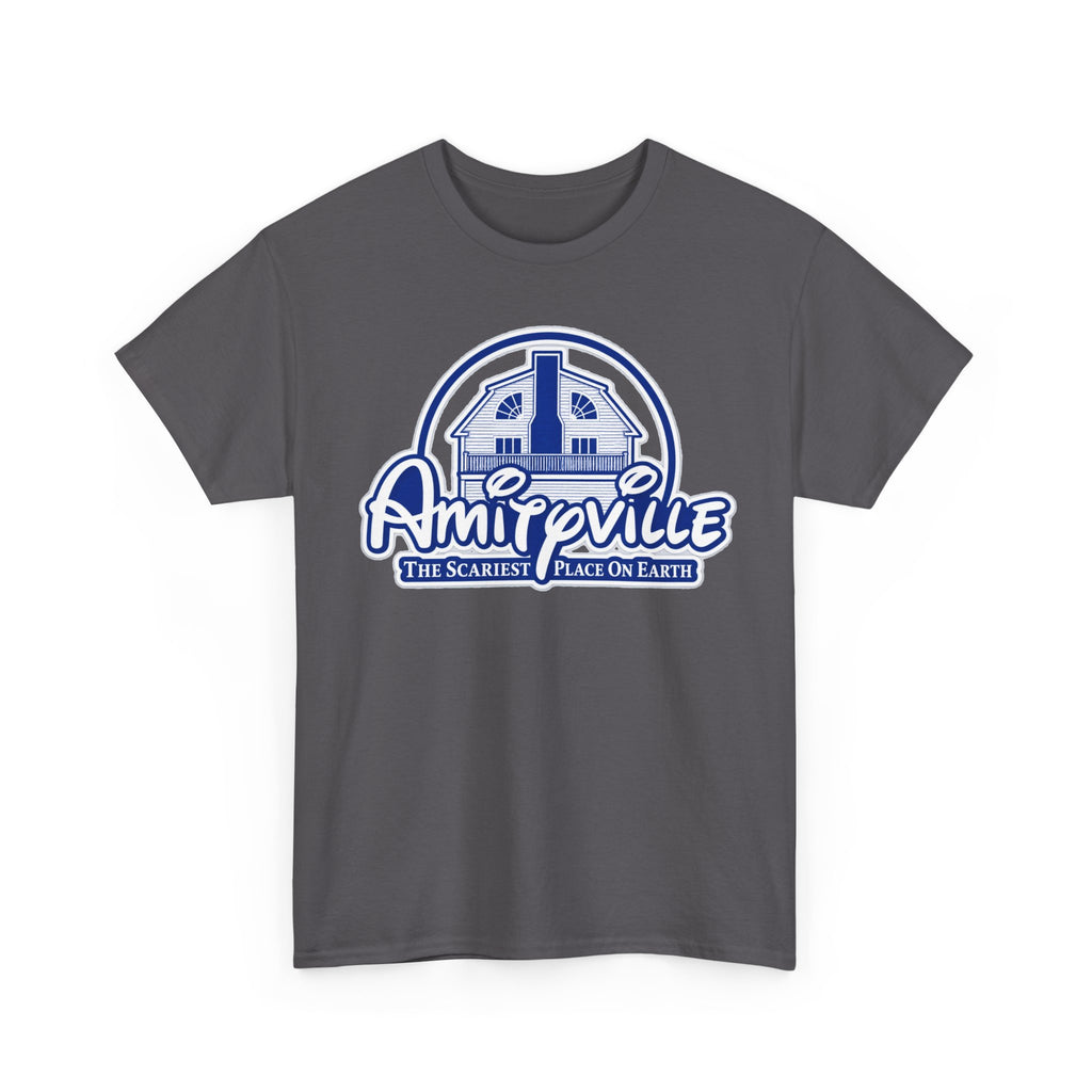 Amityville Horror Tee – "Amityville: The Scariest Place on Earth" Graphic Shirt
