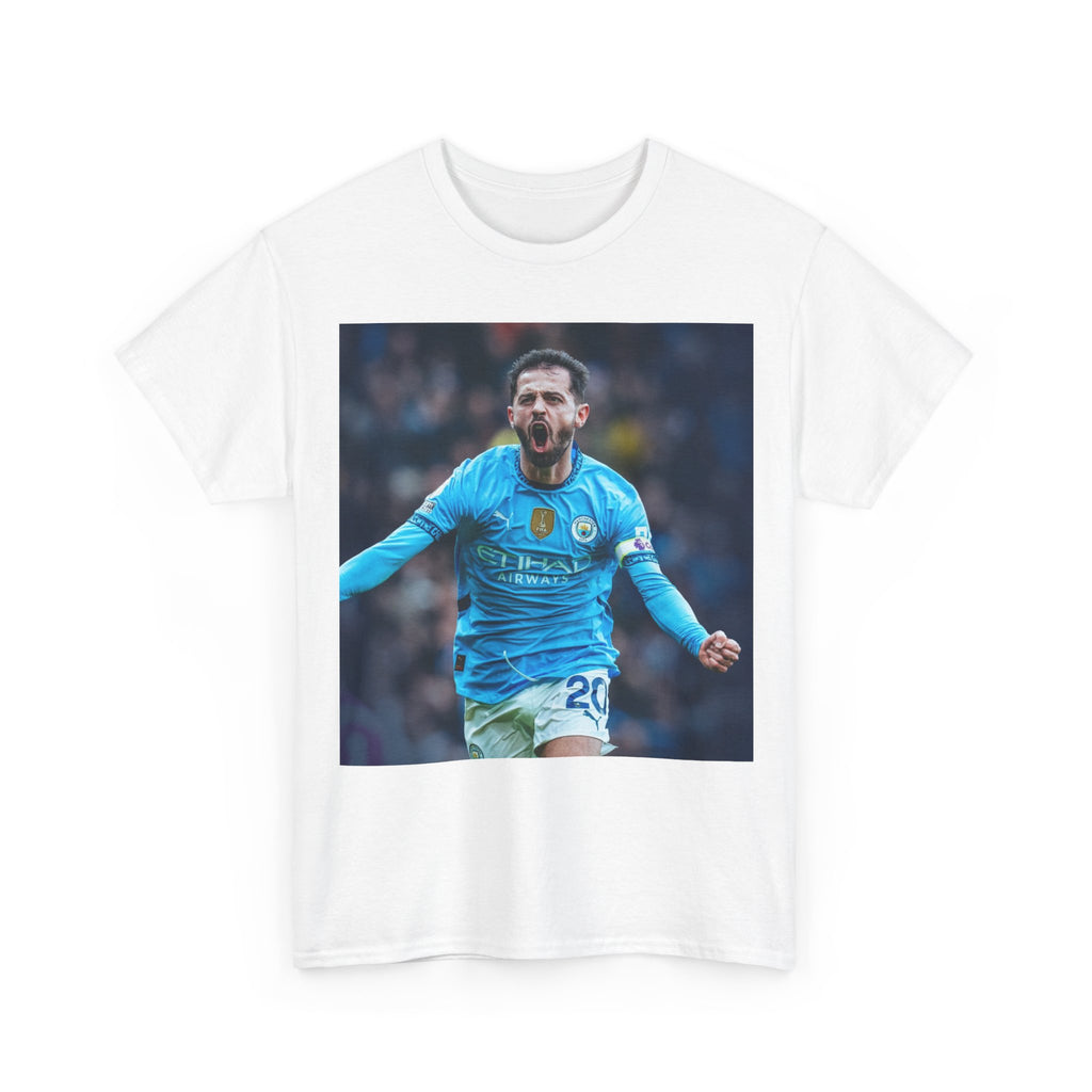Bernardo Silva Tribute Tee – Inspirational Letter & Celebrating Goal Moment