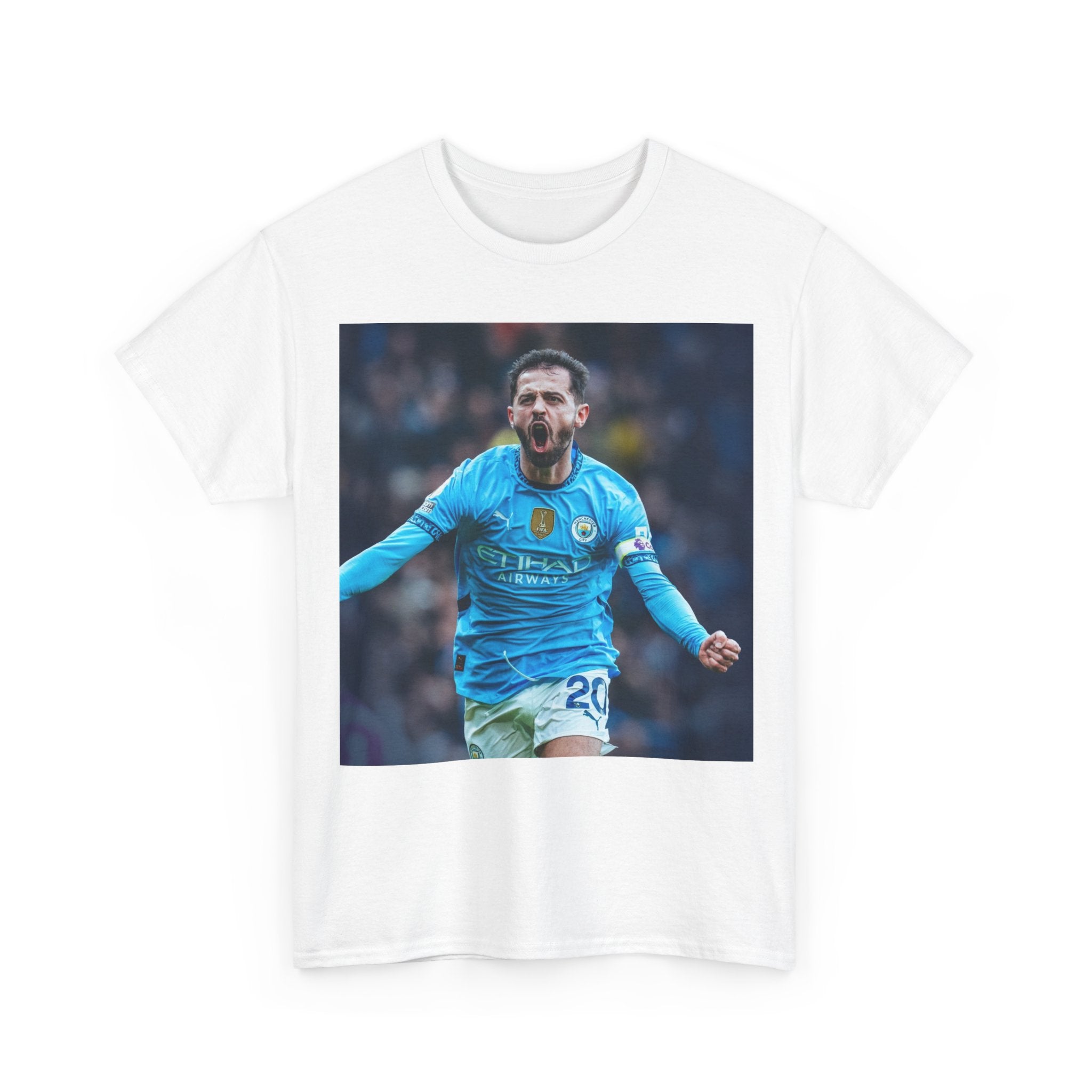 Bernardo Silva Tribute Tee – Inspirational Letter & Celebrating Goal Moment