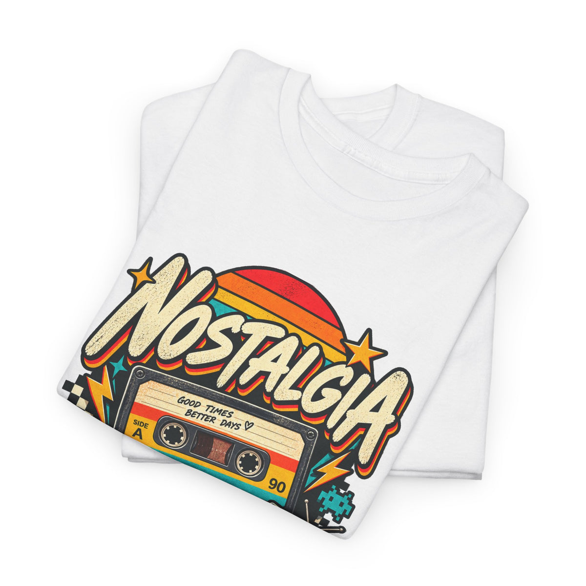 Nostalgia Never Gets Old Unisex Heavy Cotton Tee