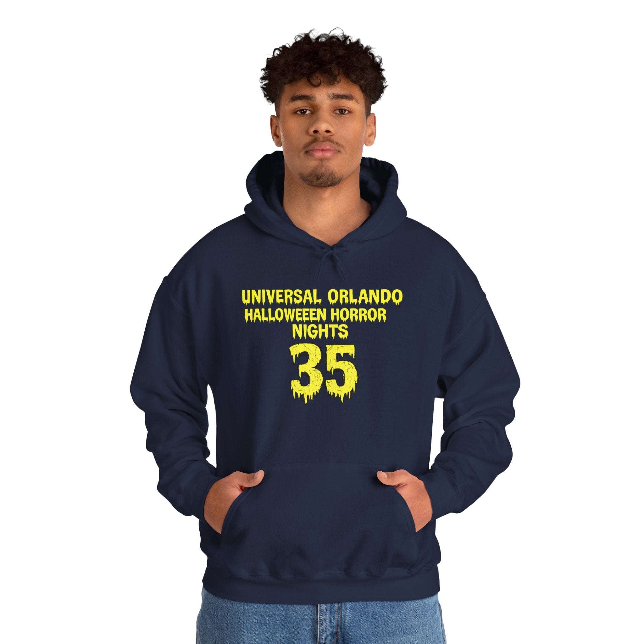 Universal Orlando Halloween Horror Nights 35 Hoodie — Haunted Theme Park Sweatshirt